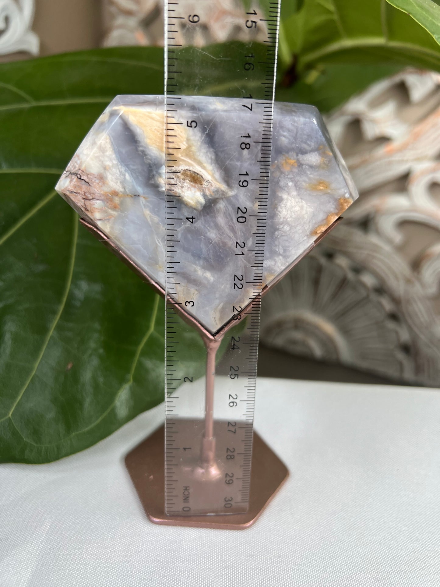 Purple Chalcedony Diamond