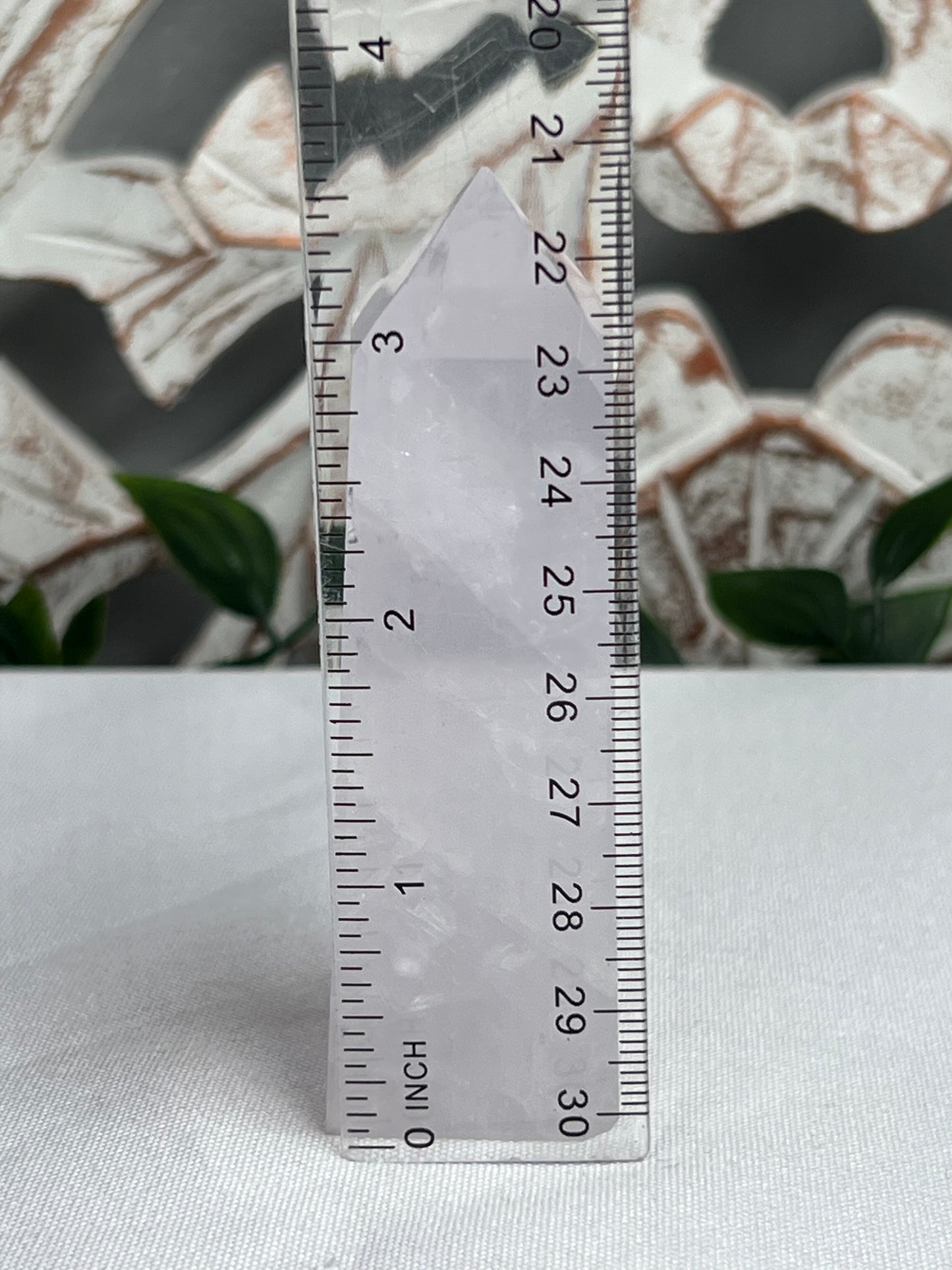 Lavender Rose Quartz Tower