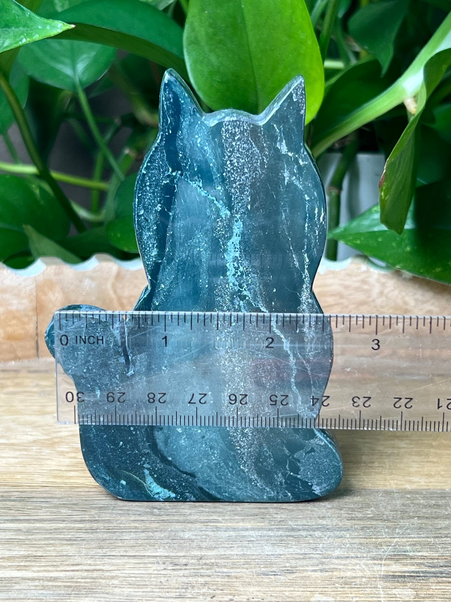 Blue Green Jasper Cat