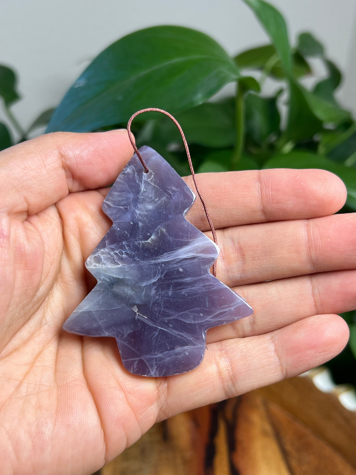 Purple Chalcedony Ornament Tree: CL