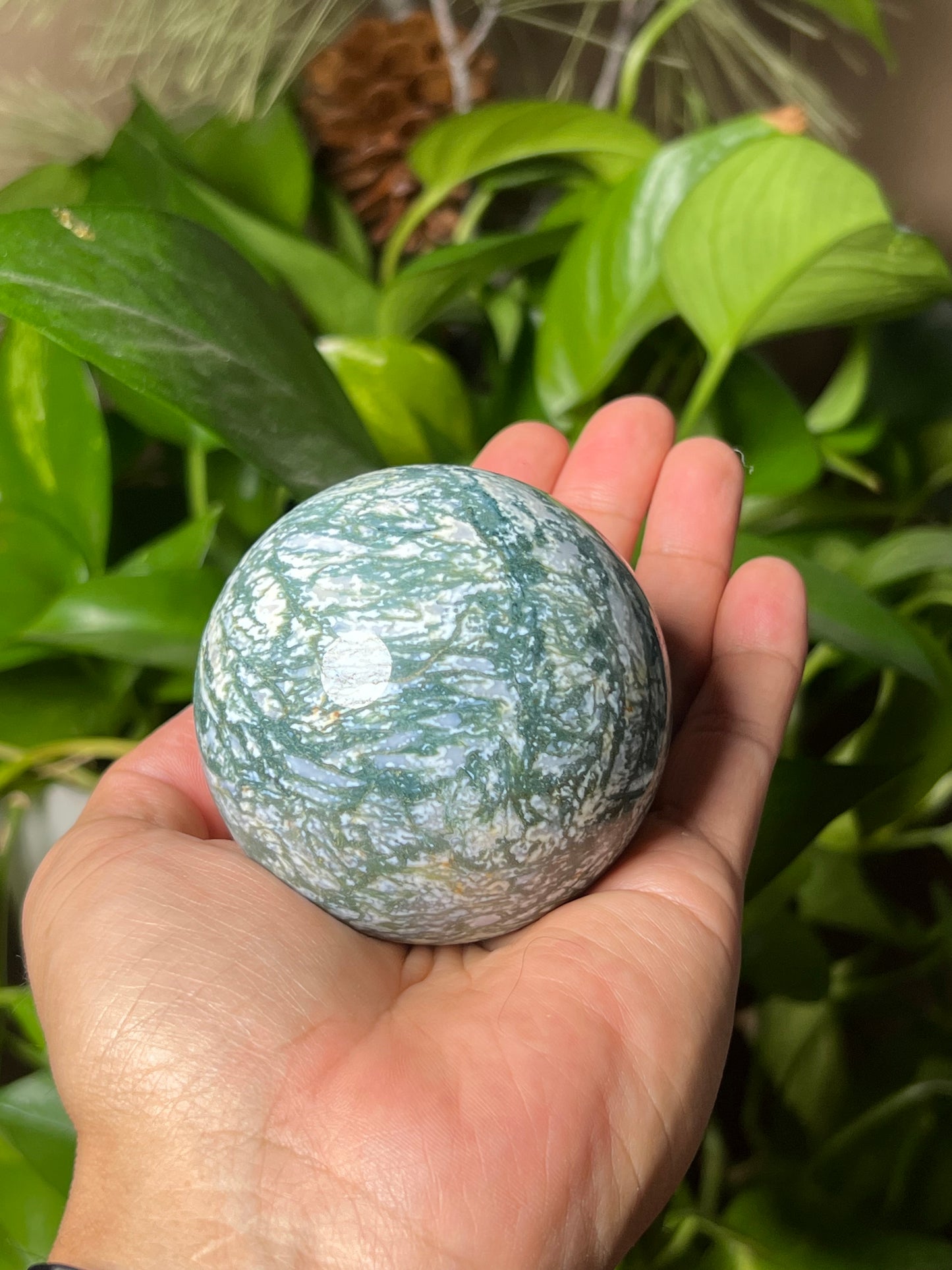 Moss Agate Sphere
