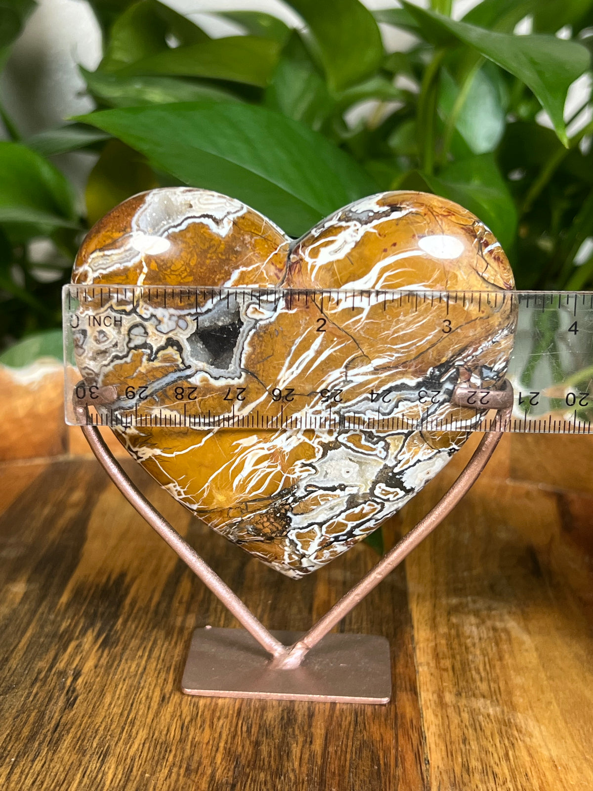 Brecciated Jasper Heart: KM