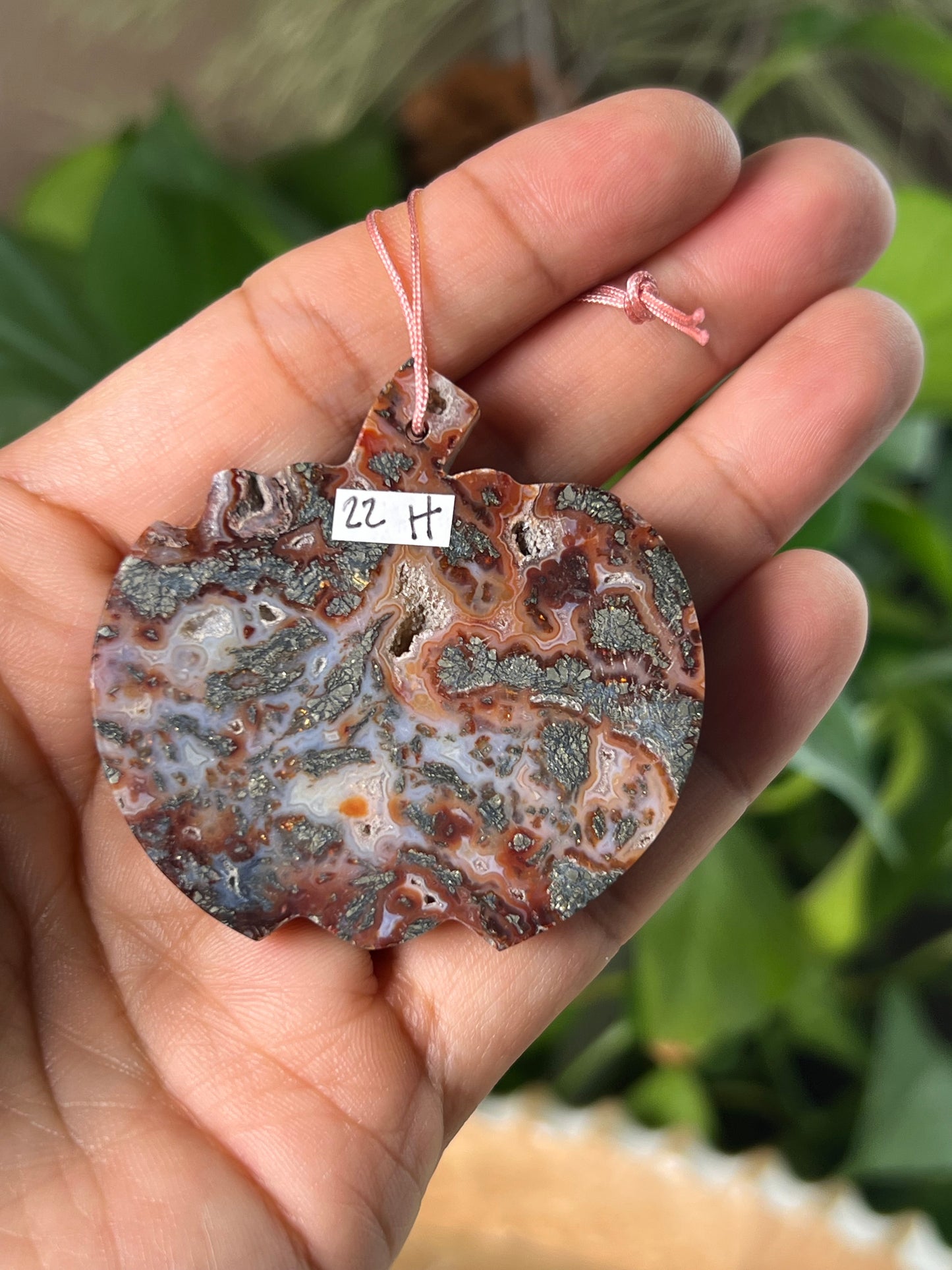 Marcasite Pumpkin Ornament