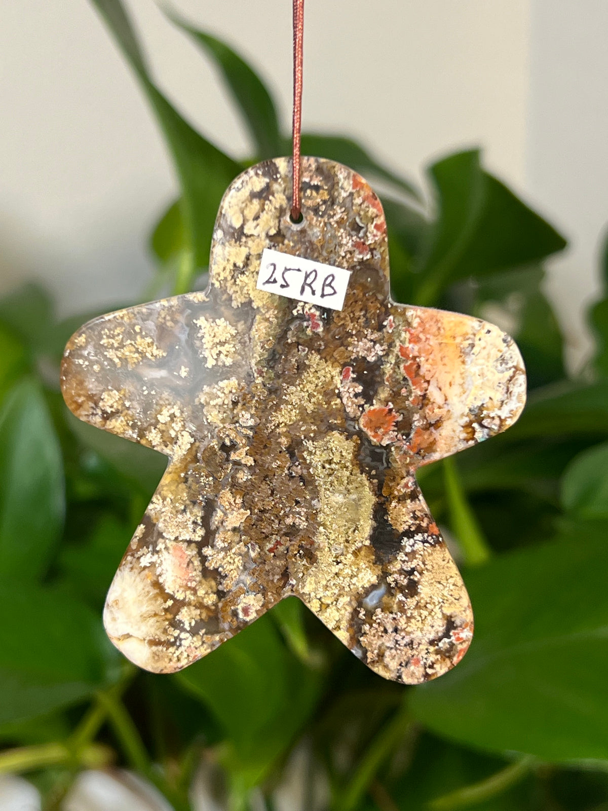 Scenic Moss Agate Gingerbread Ornaments