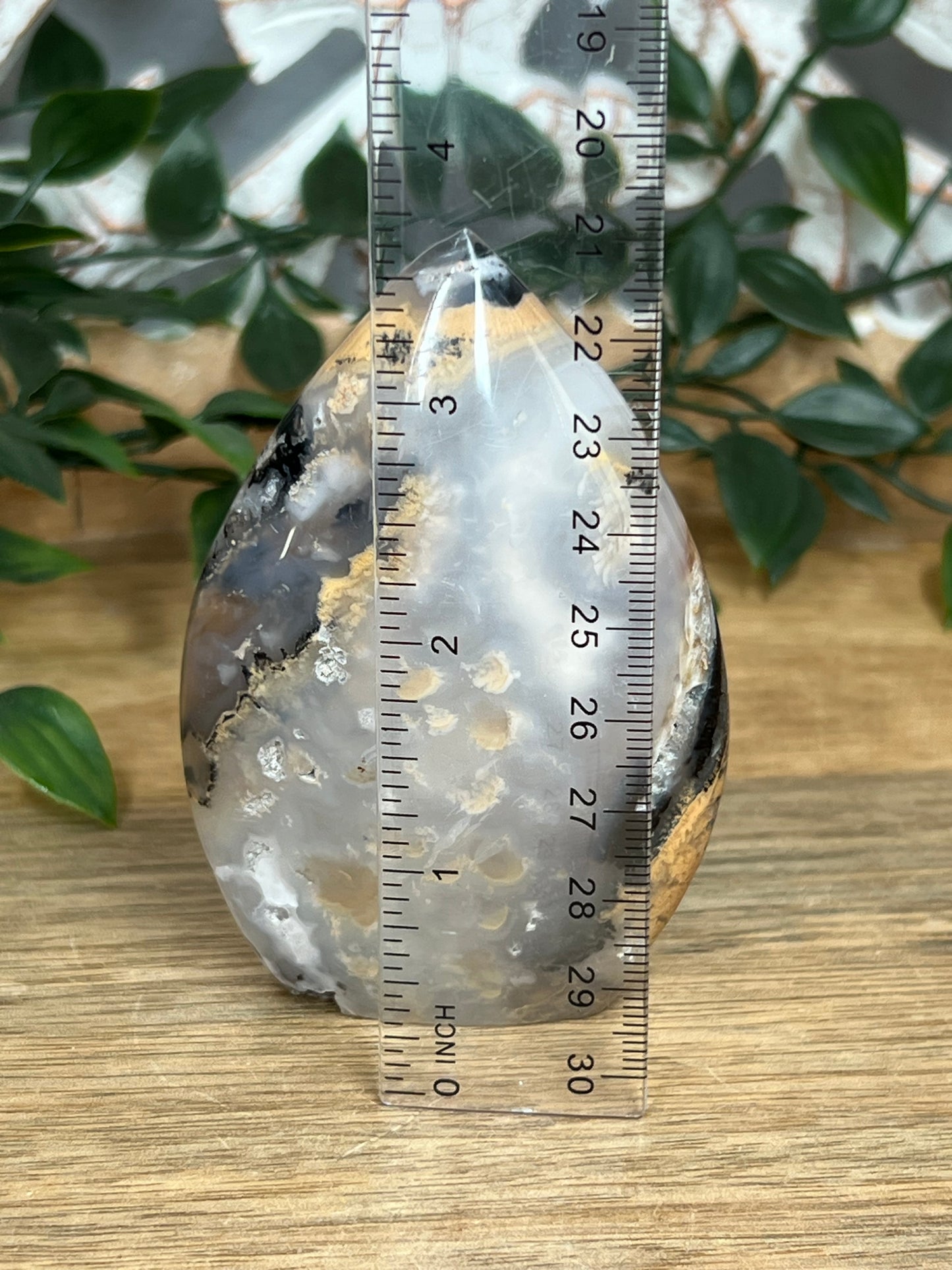 Dendritic Tiger Agate Flame