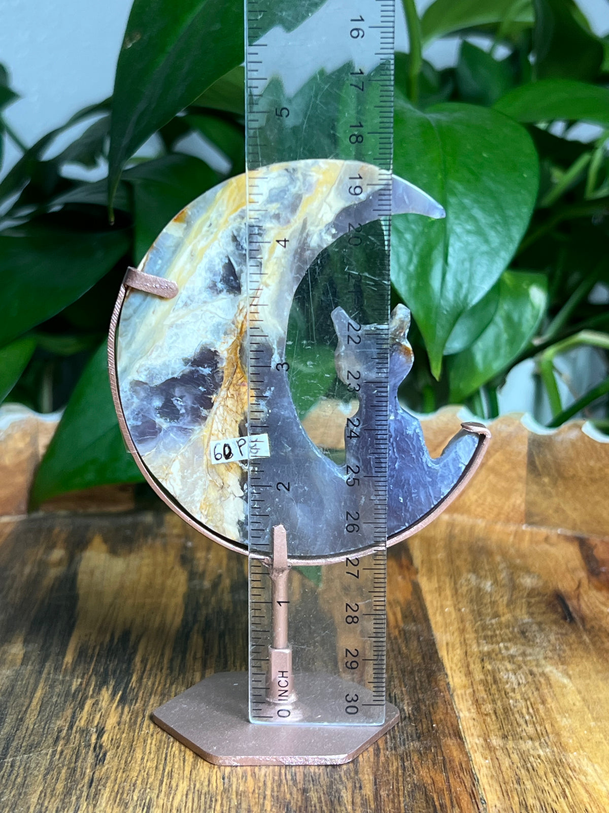 Purple Chalcedony Cat Moon: PE