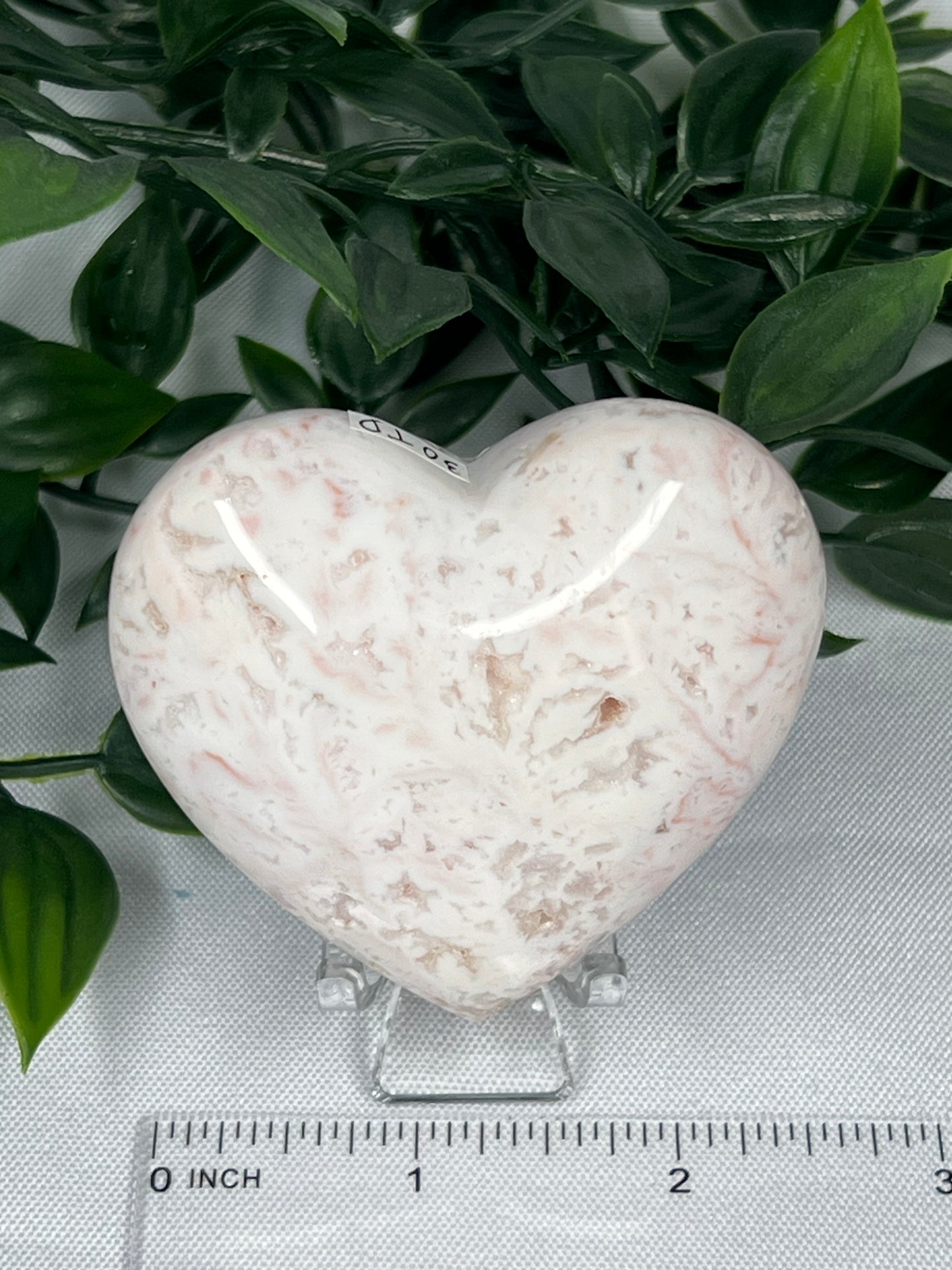 Pink Carnelian Heart