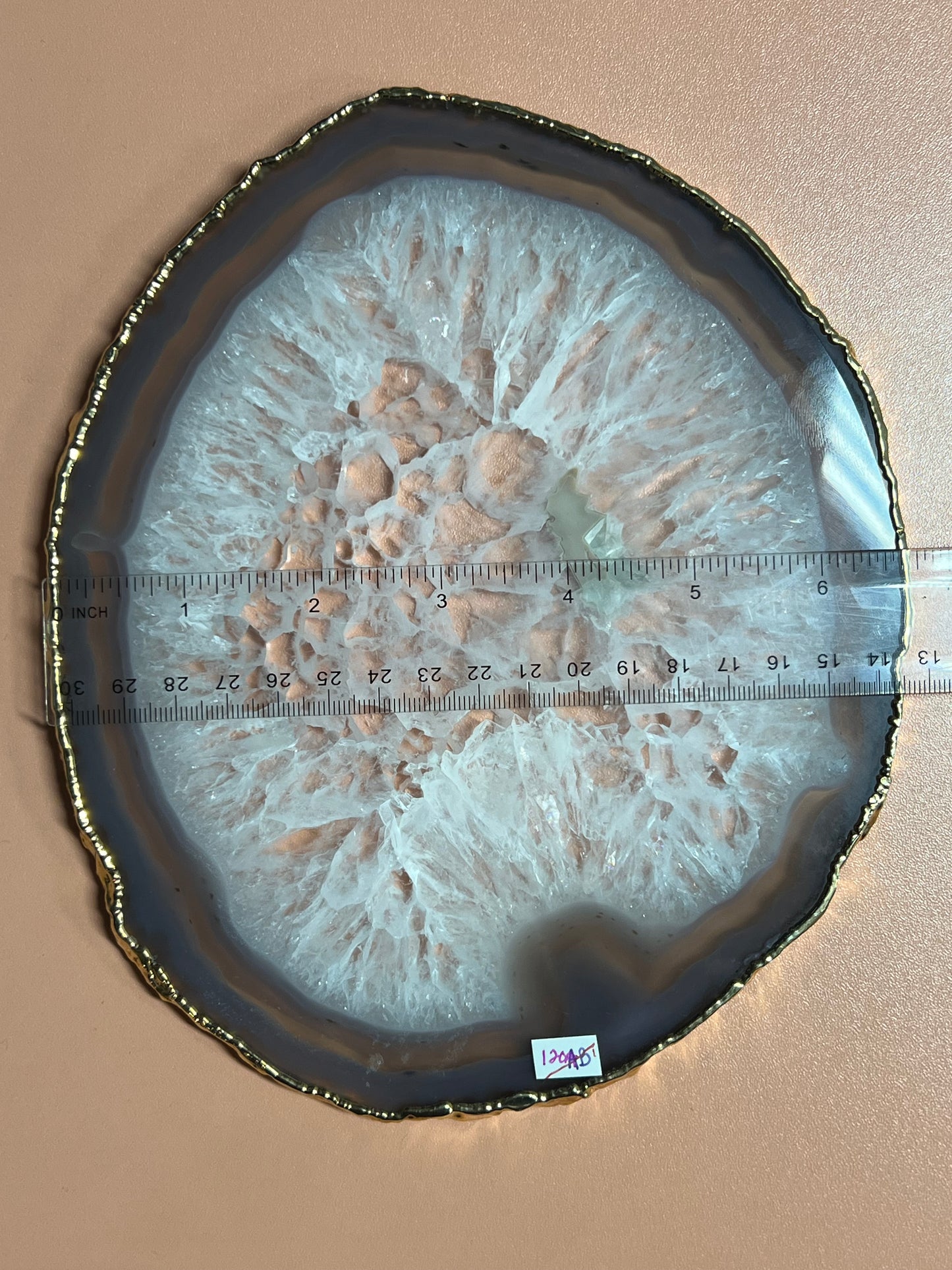 Brazilian Coaster Gold Platted