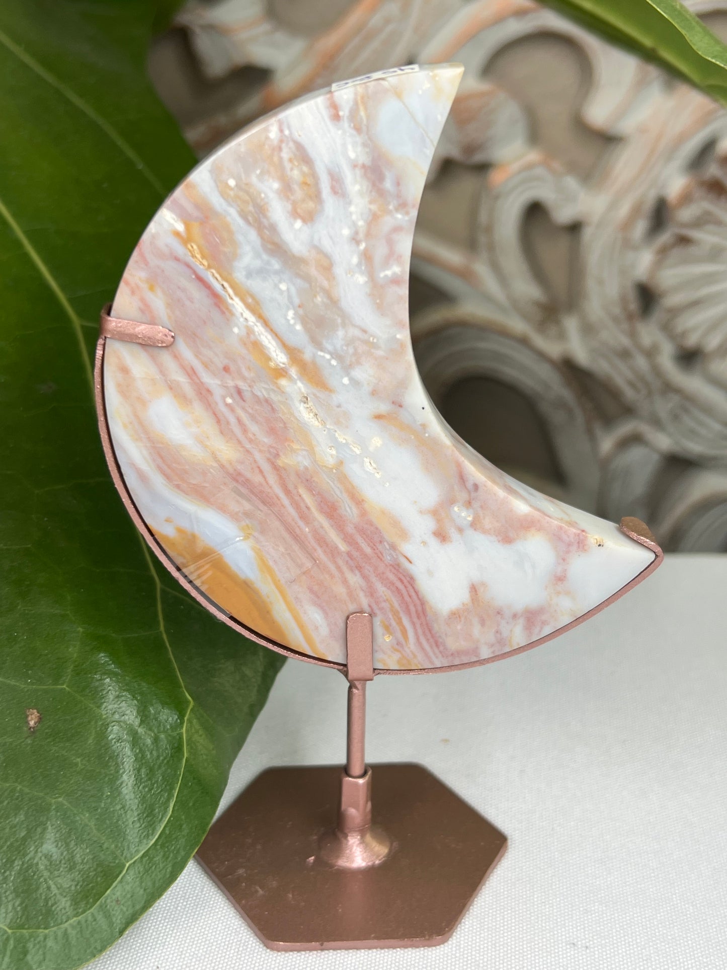 Milky Jasper Moon