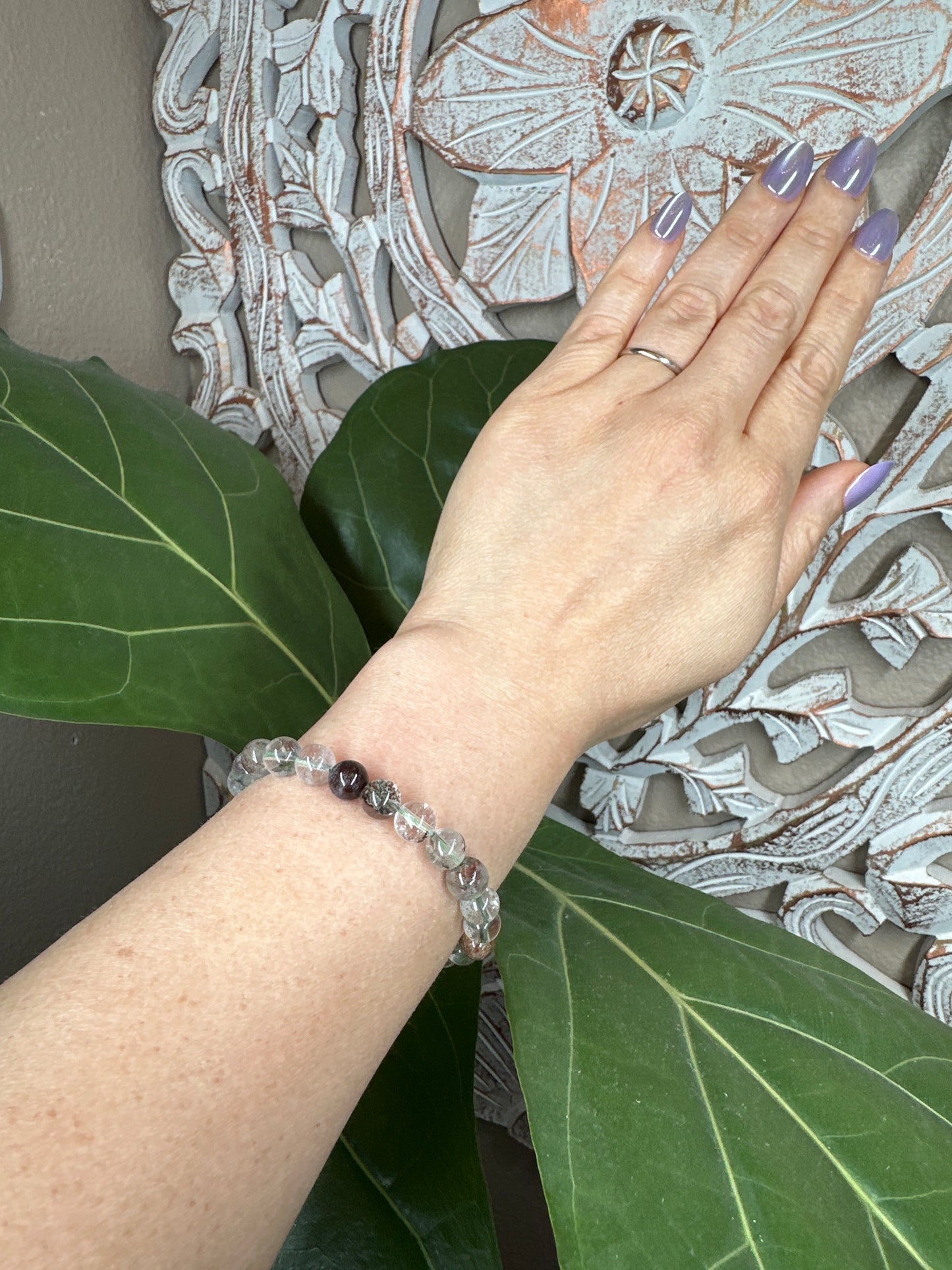 Garden Quartz Beaded Bracelet (8mm)