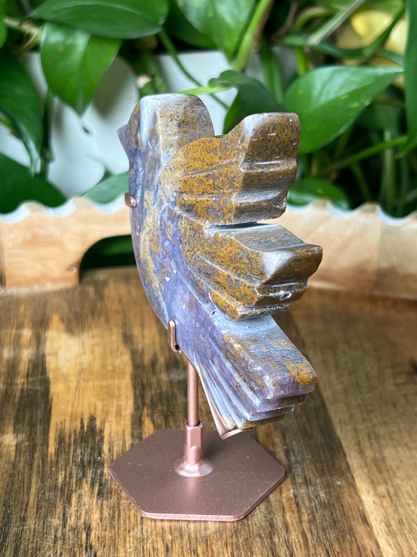 Purple Chalcedony Bird