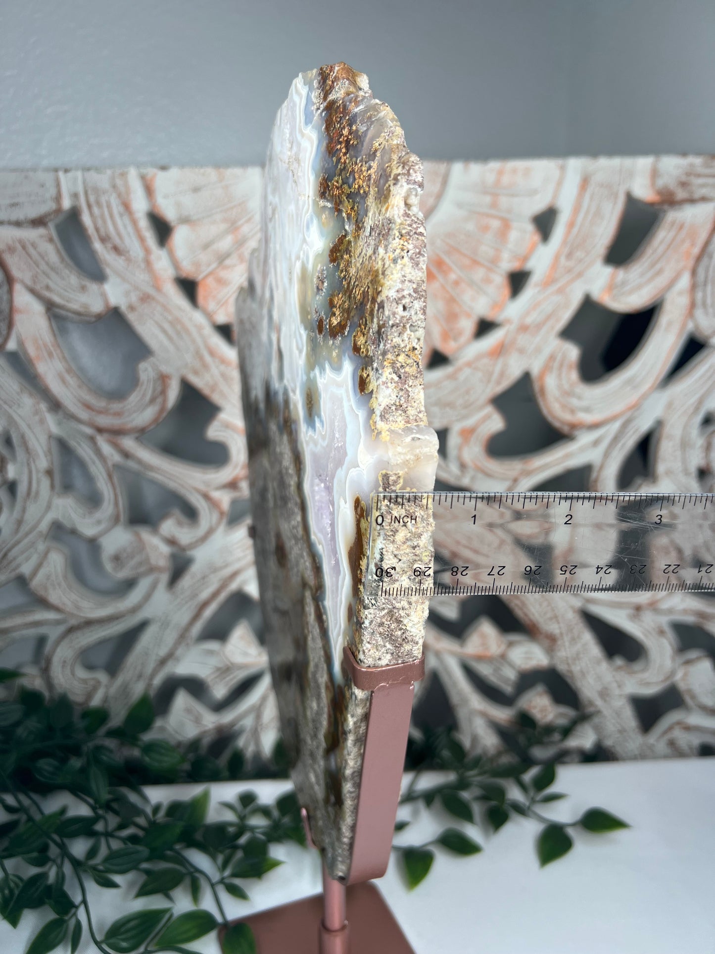 Scenic Moss Agate Slab