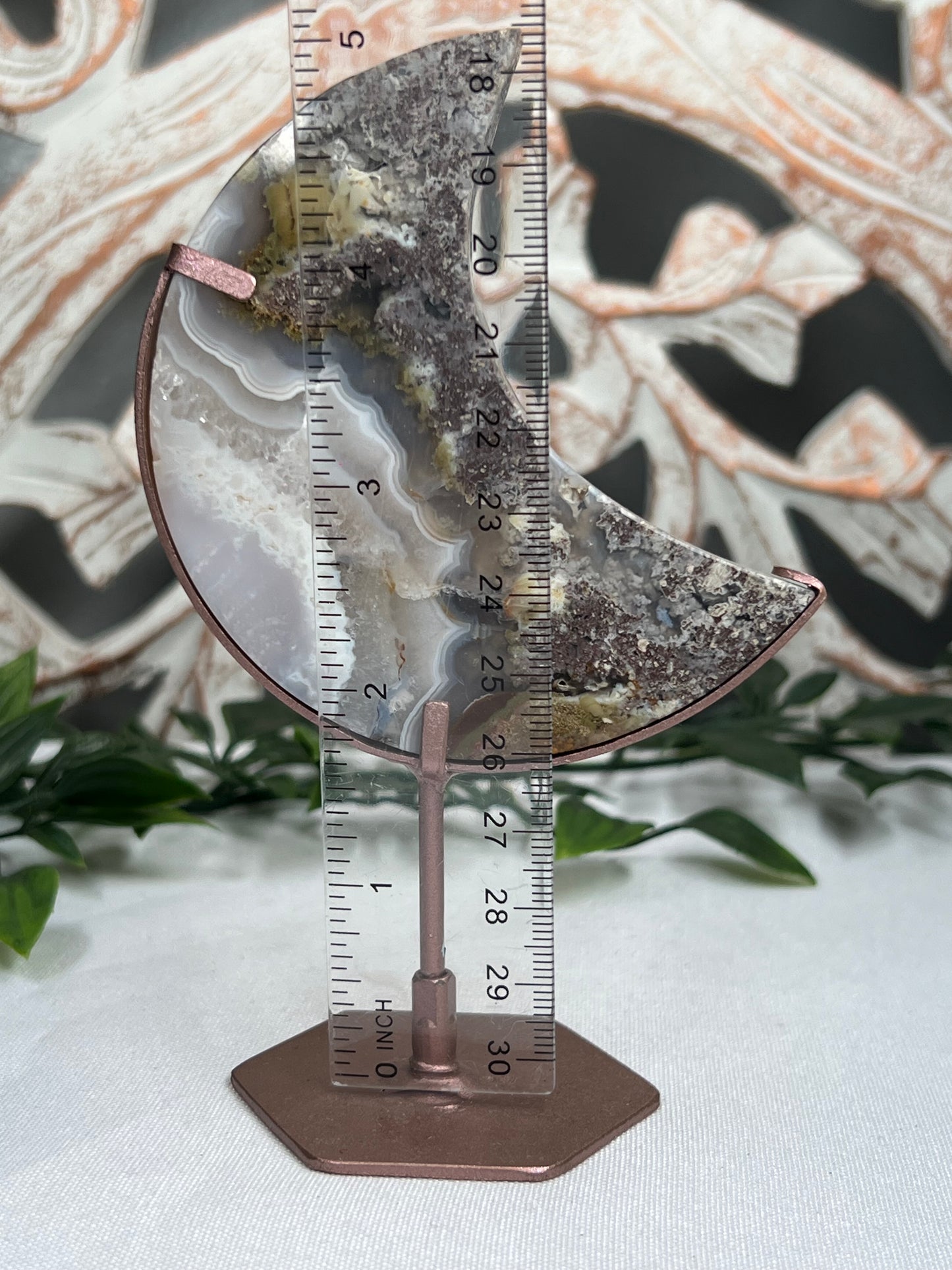 Scenic Moss Agate Moon