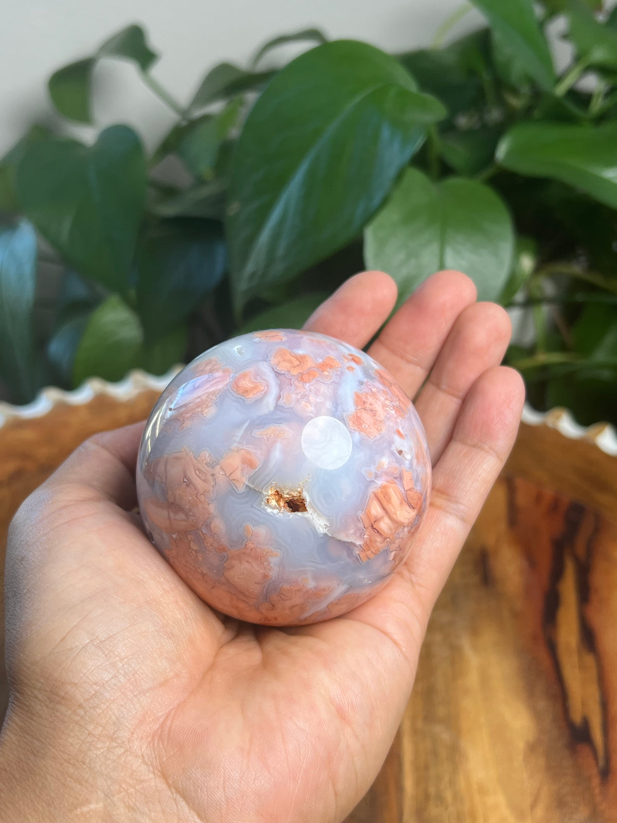 Brecciated Jasper Sphere: A
