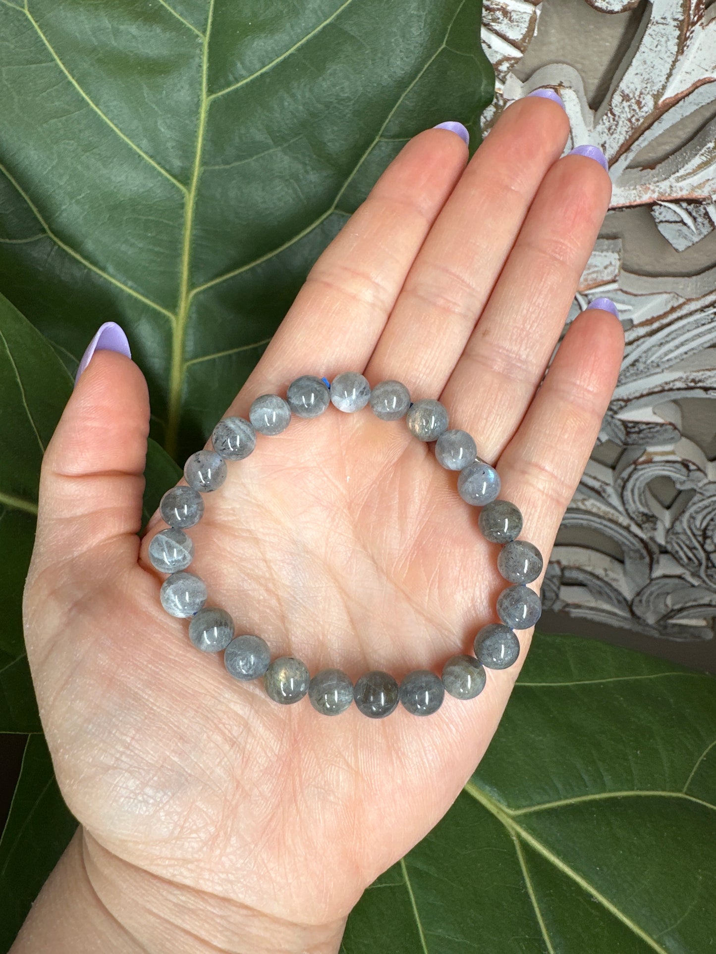 Labradorite Beaded Bracelet