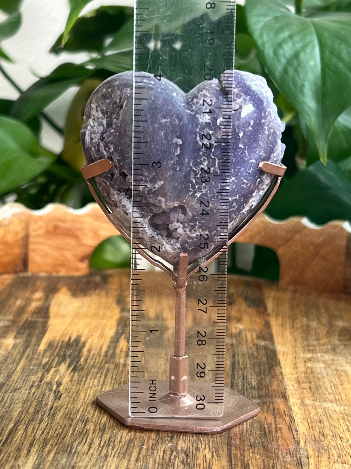 Grape Agate Heart: BX