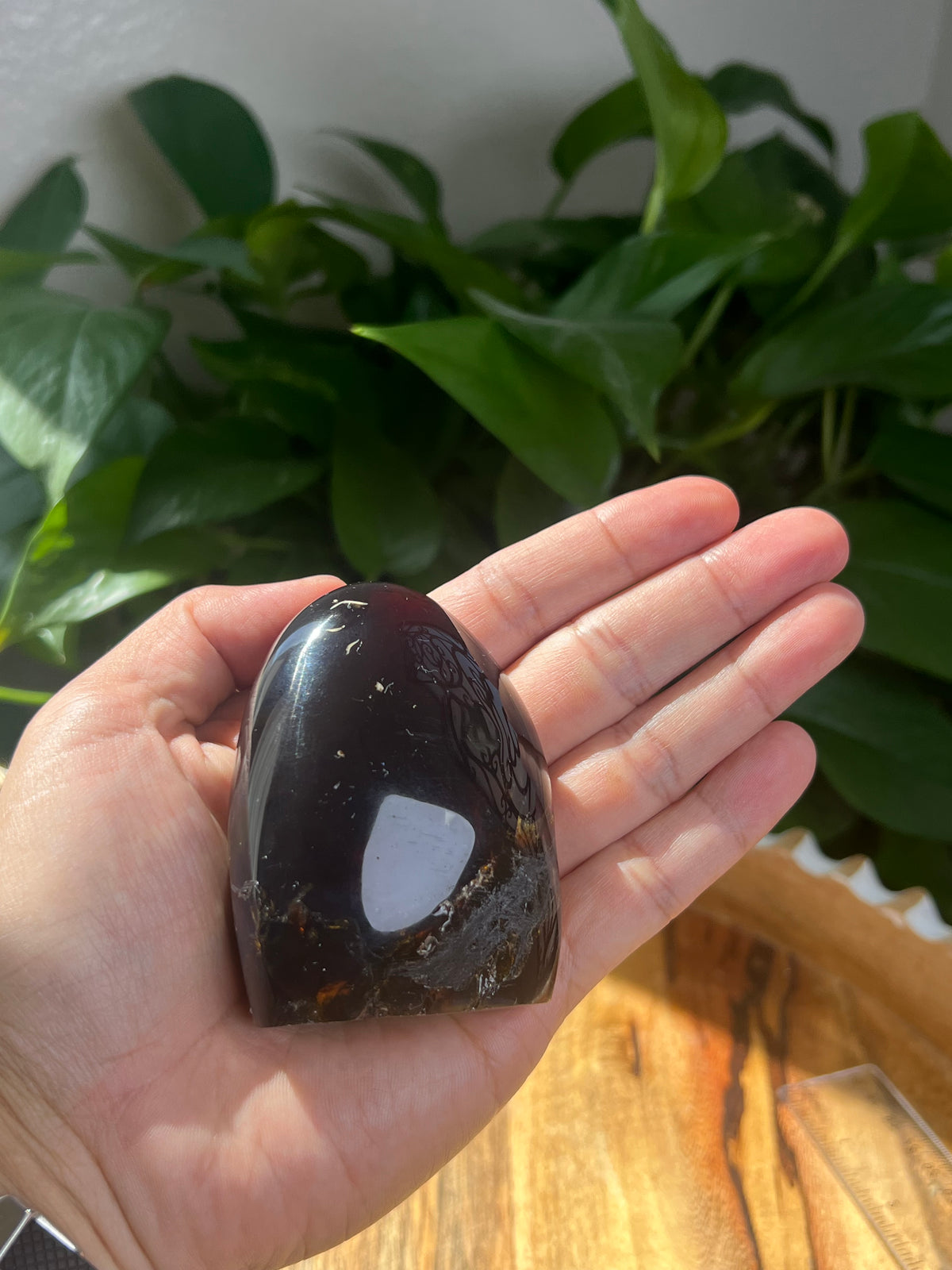 Blue Amber Freeform: T