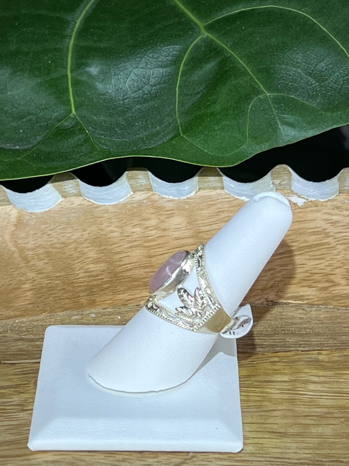 Rose Quartz Cuff Ring