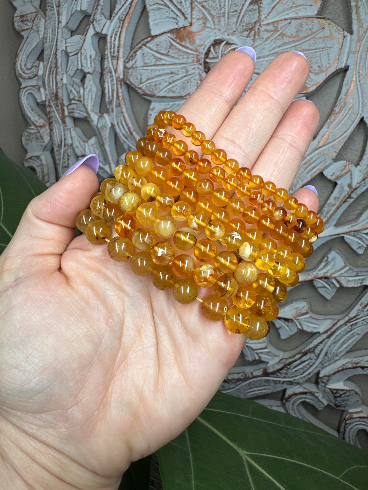 Baltic Amber Beaded Bracelet