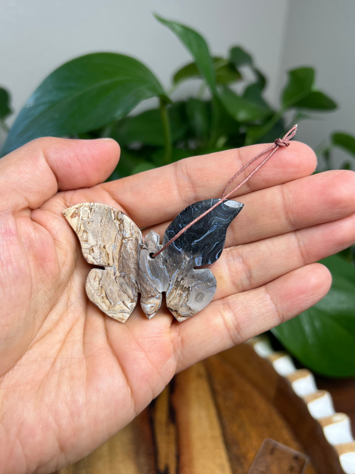 Palm Root Ornament Butterfly: PT
