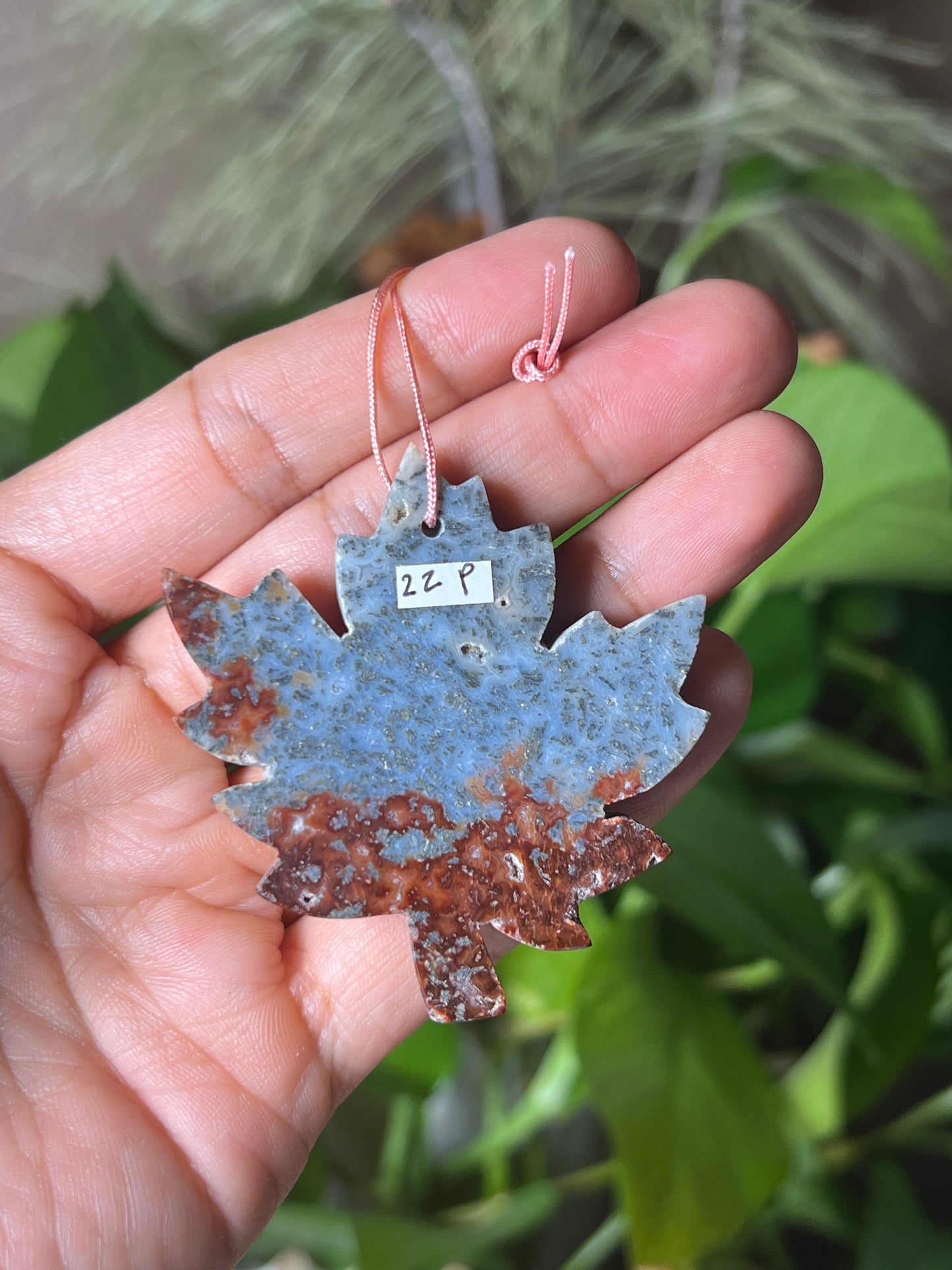 Marcasite Leaf Ornament