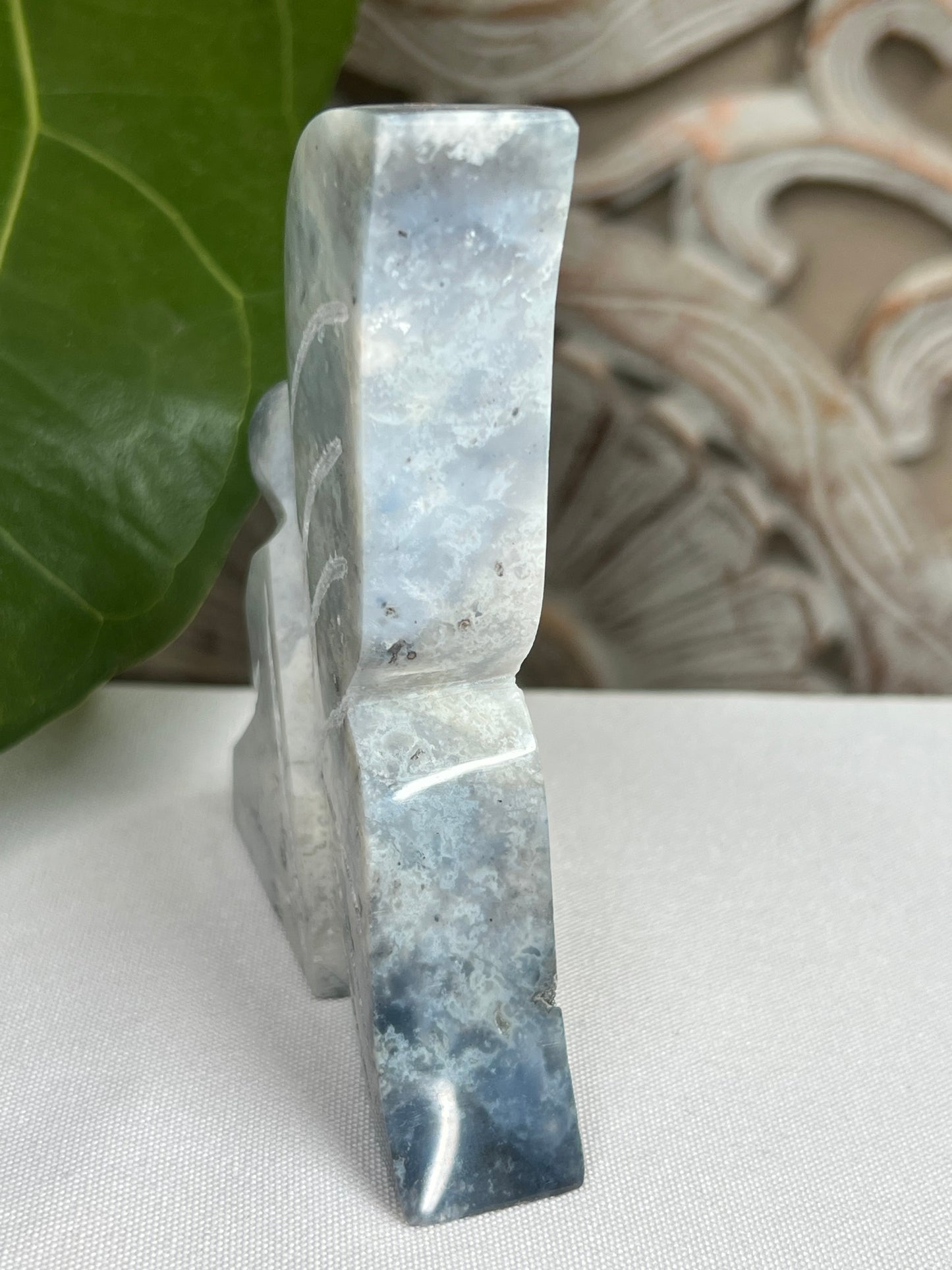 Blue Plume Agate Fairy