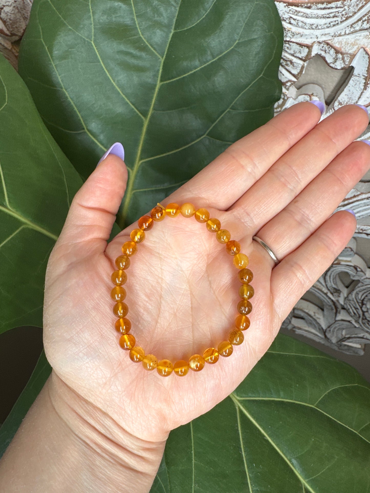 Baltic Amber Beaded Bracelet