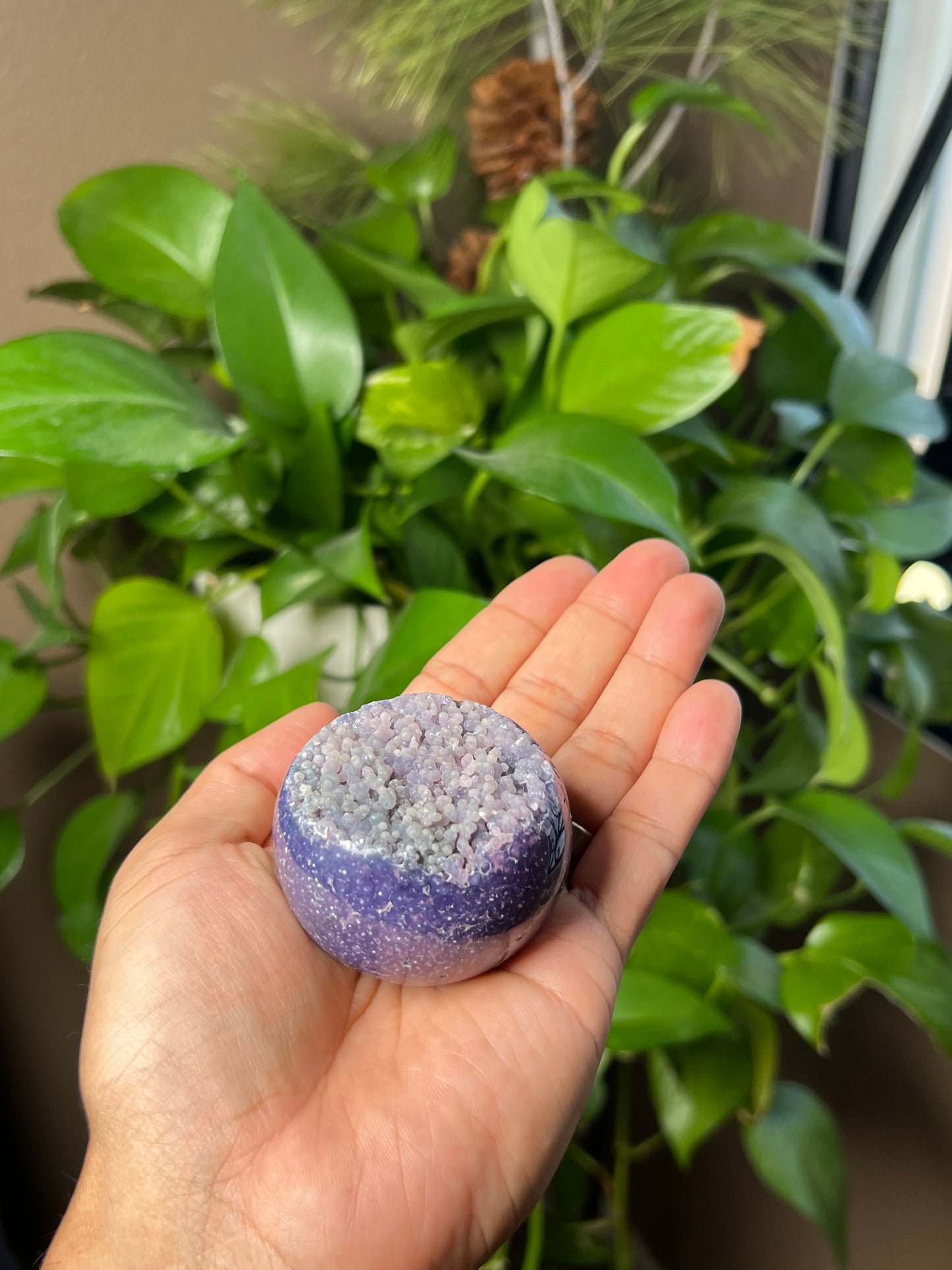 Grape Agate Sphere