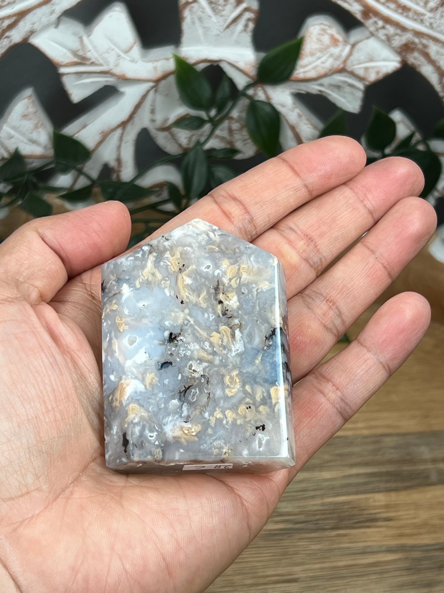 Dendritic Tiger Agate mini Tower