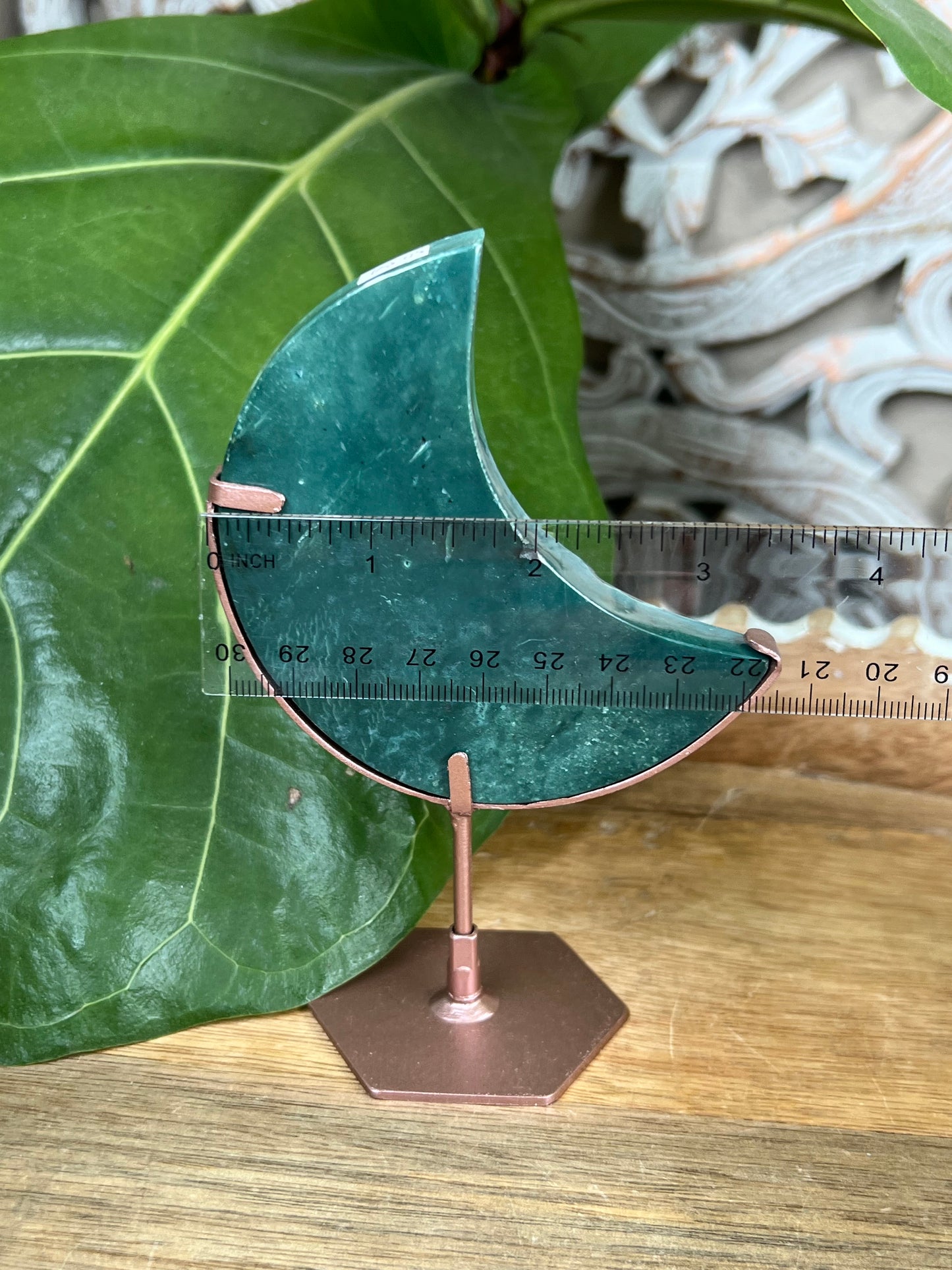 Blue Green Jasper Moon