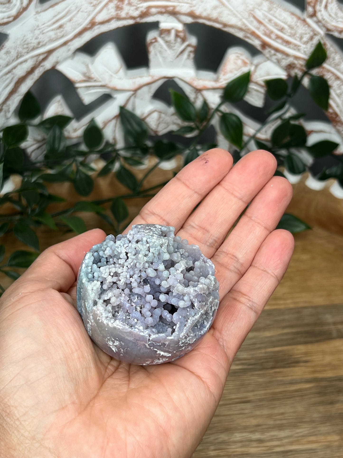 Grape Agate Sphere