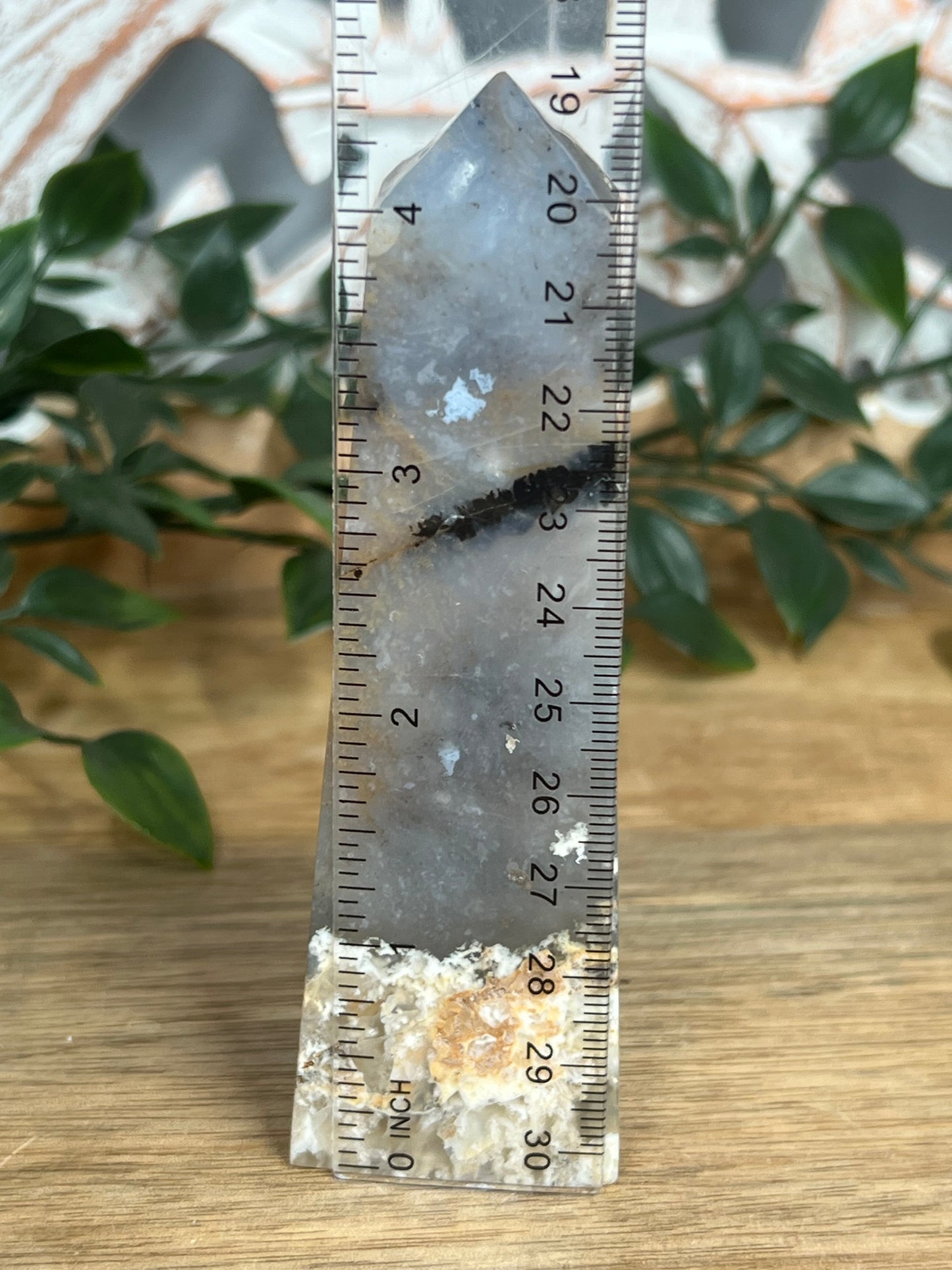 Dendritic Tiger Agate Tower