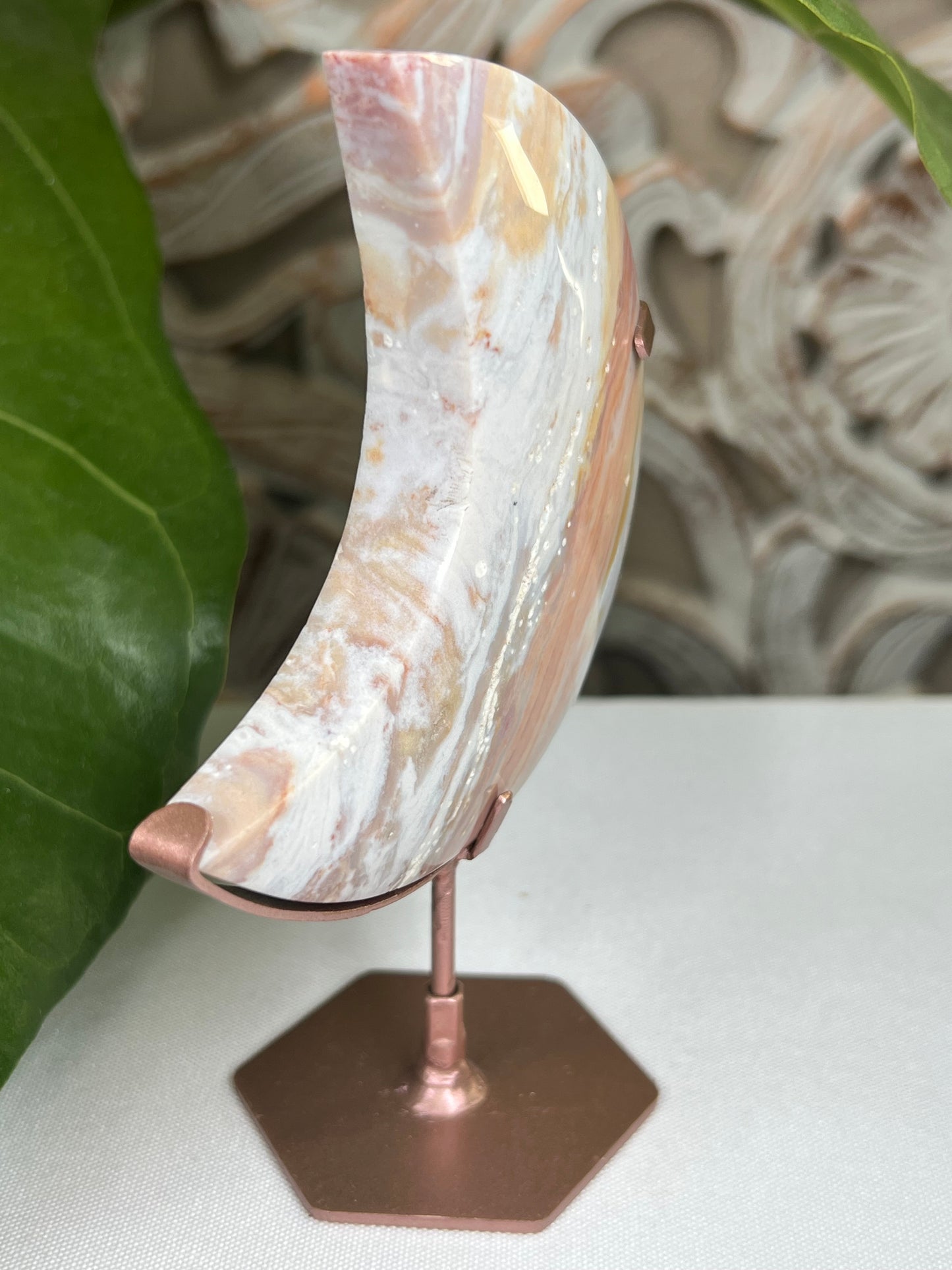 Milky Jasper Moon