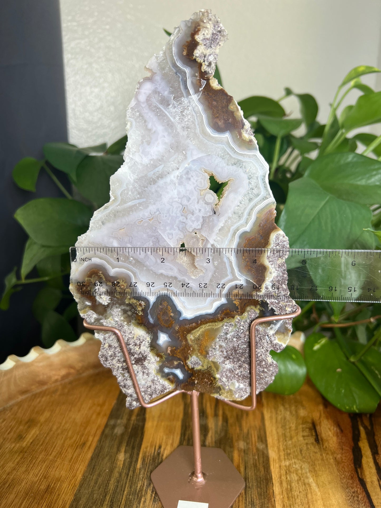 Scenic Moss Agate Slab