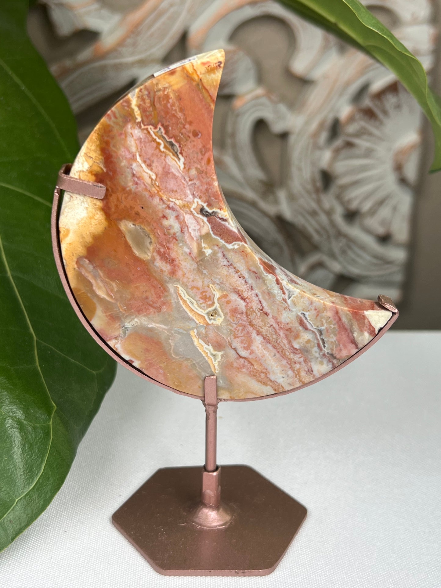 Milky Jasper Moon
