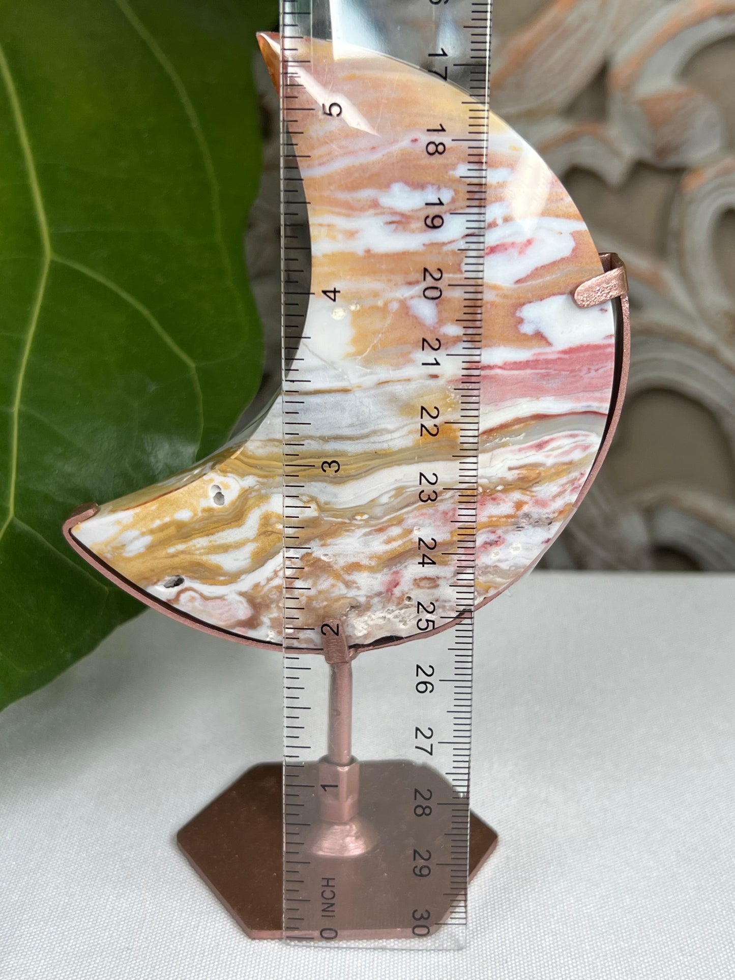 Milky Jasper Moon