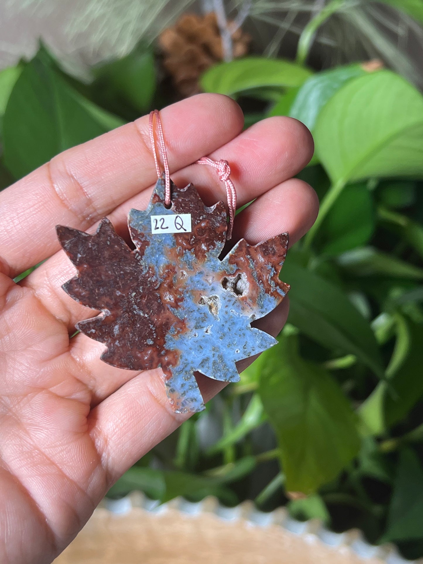 Marcasite Leaf Ornament