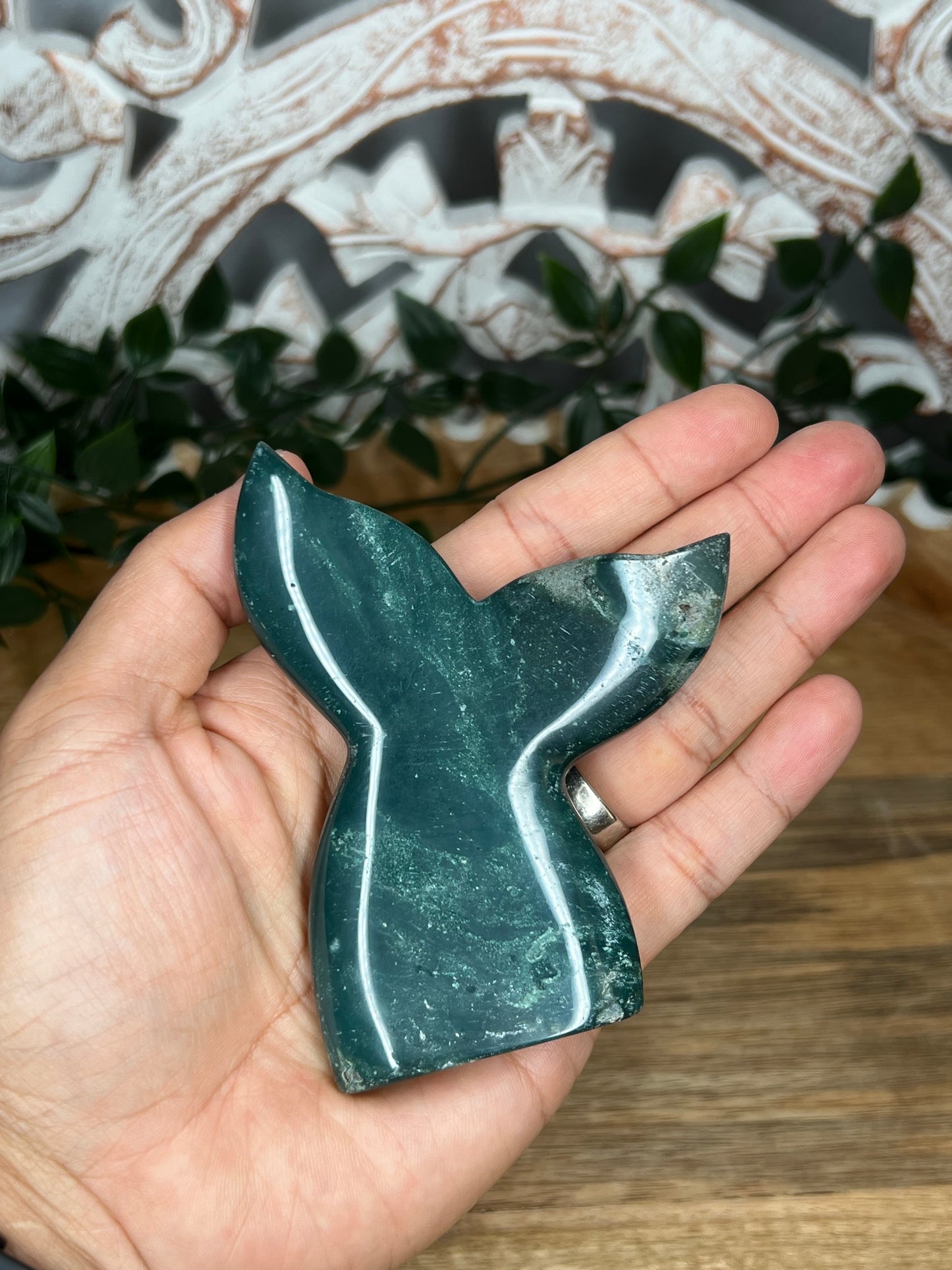 Blue Green Jasper Tail