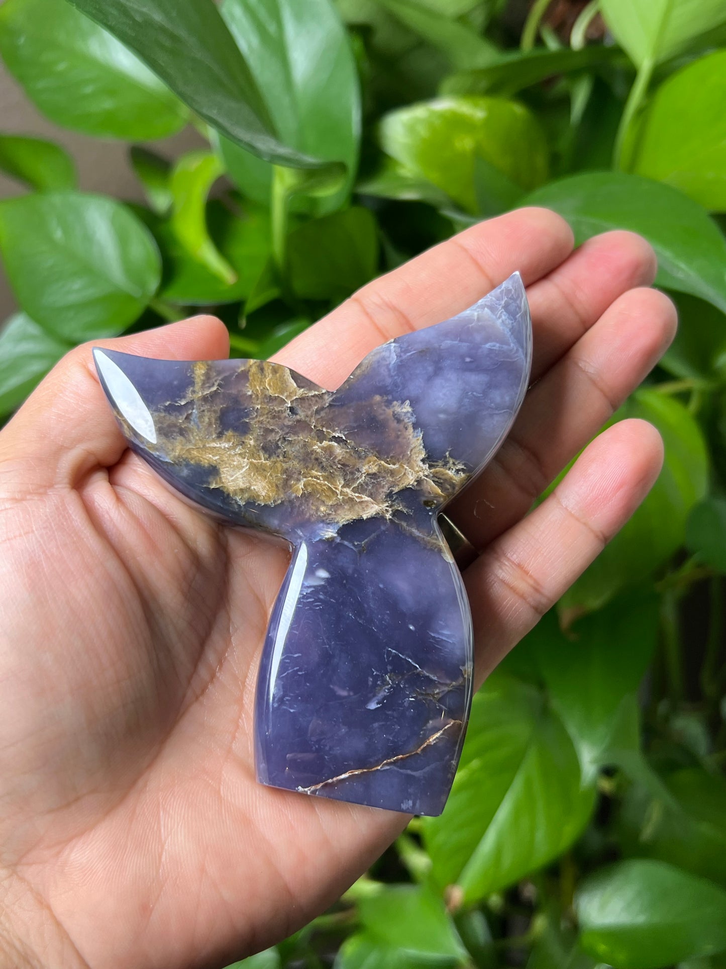 Purple Chalcedony Tail