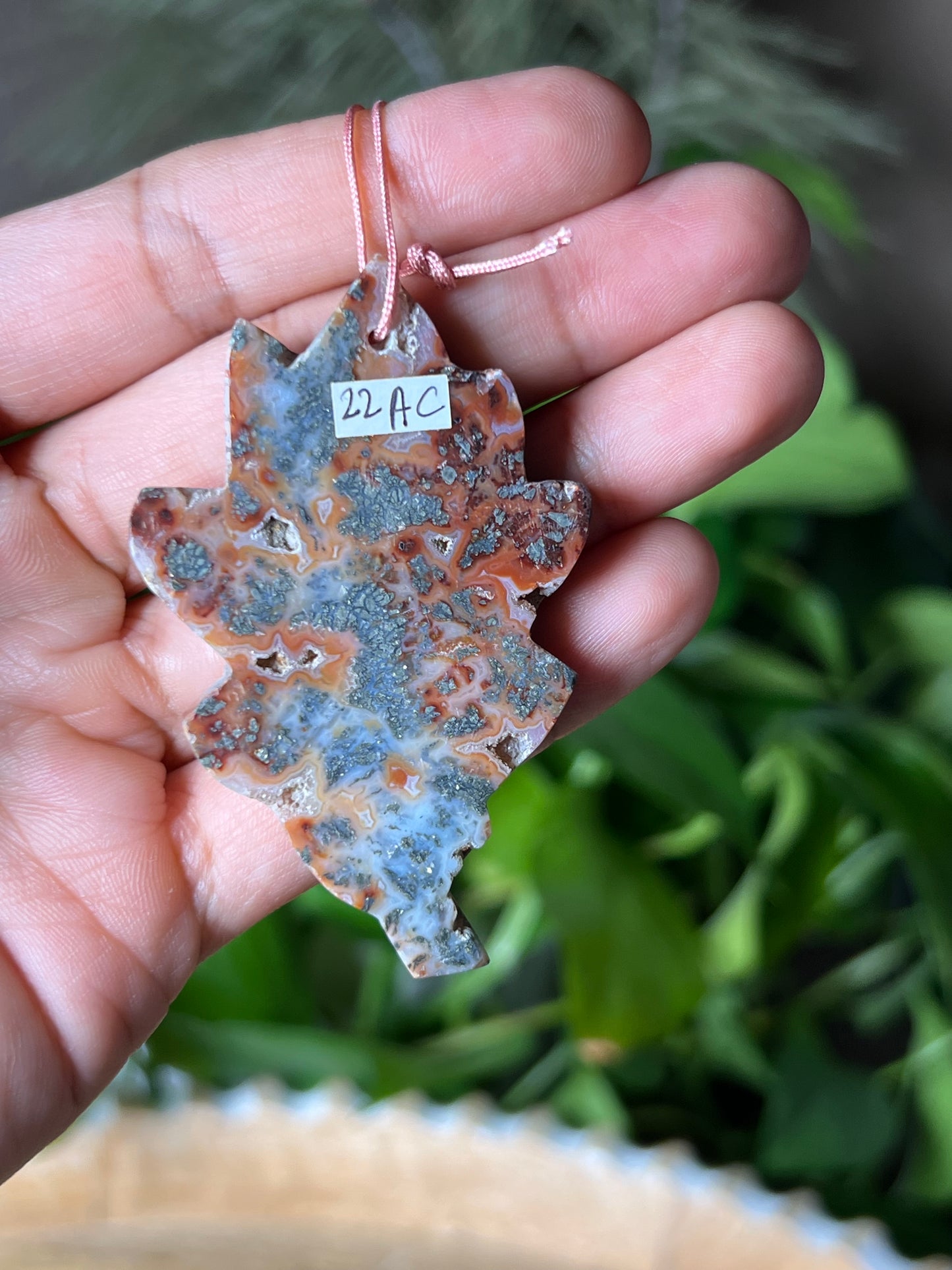 Marcasite Leaf Ornament