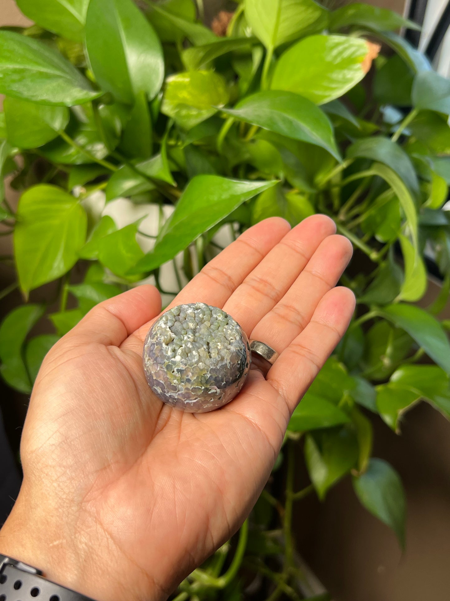 Grape Agate Sphere