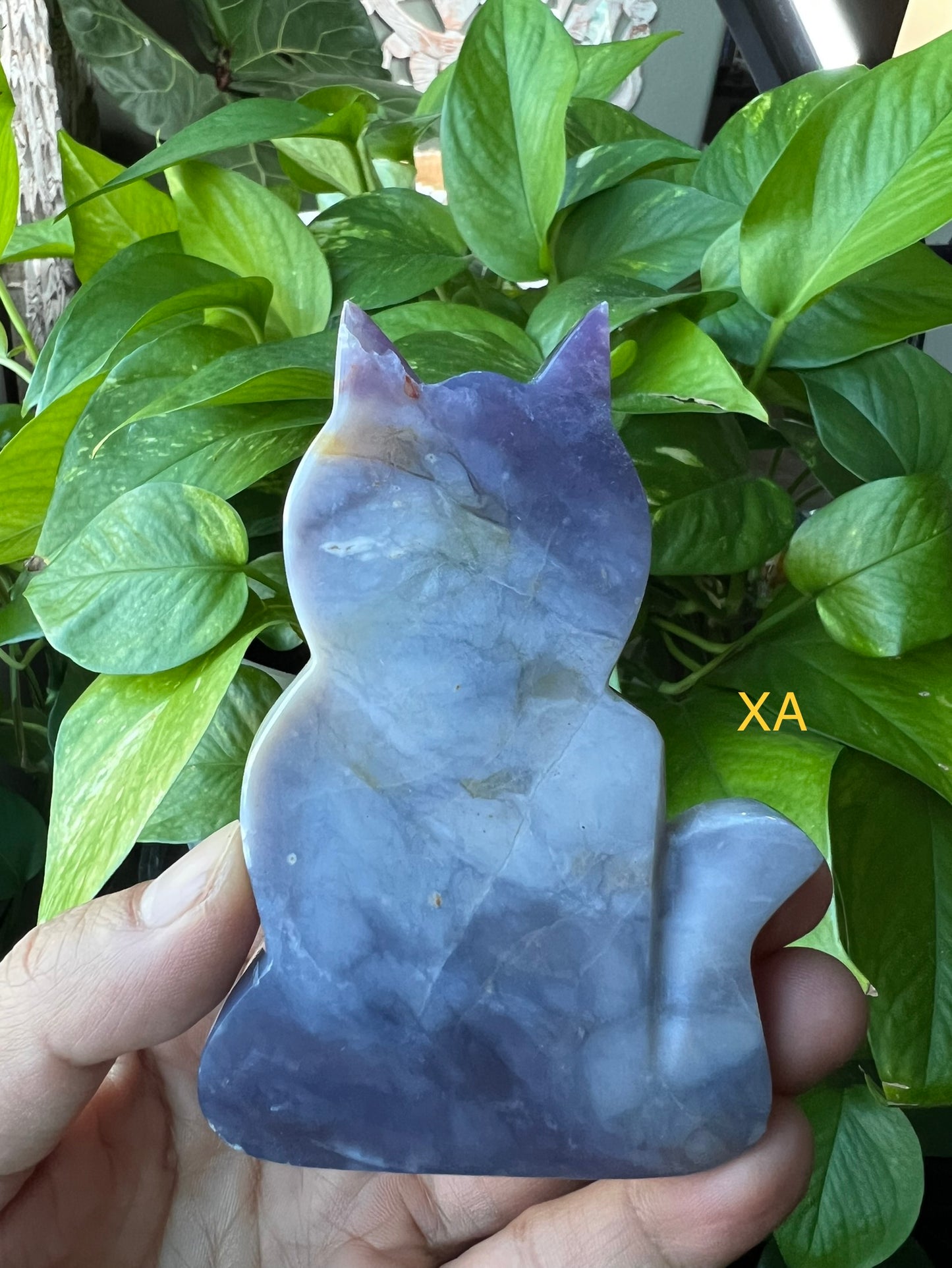 Purple Chalcedony Cat