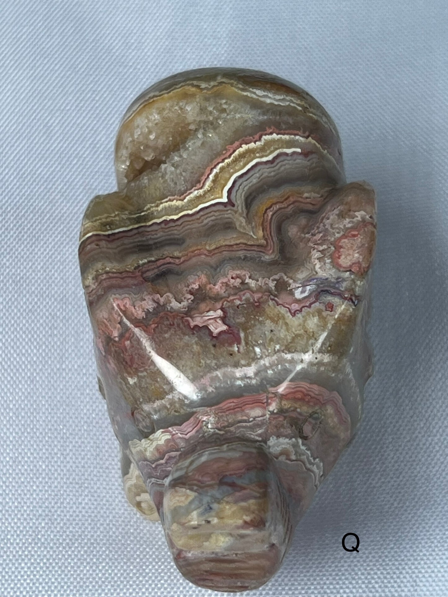 Crazy Lace Agate Elephants