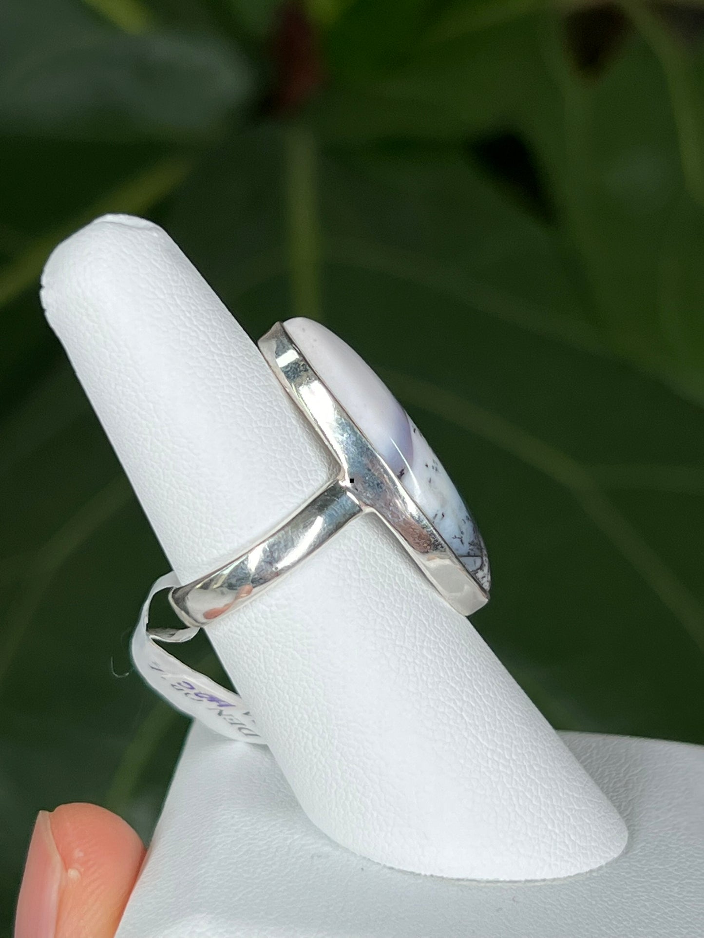 Dendritic Opal Ring Size 7.5