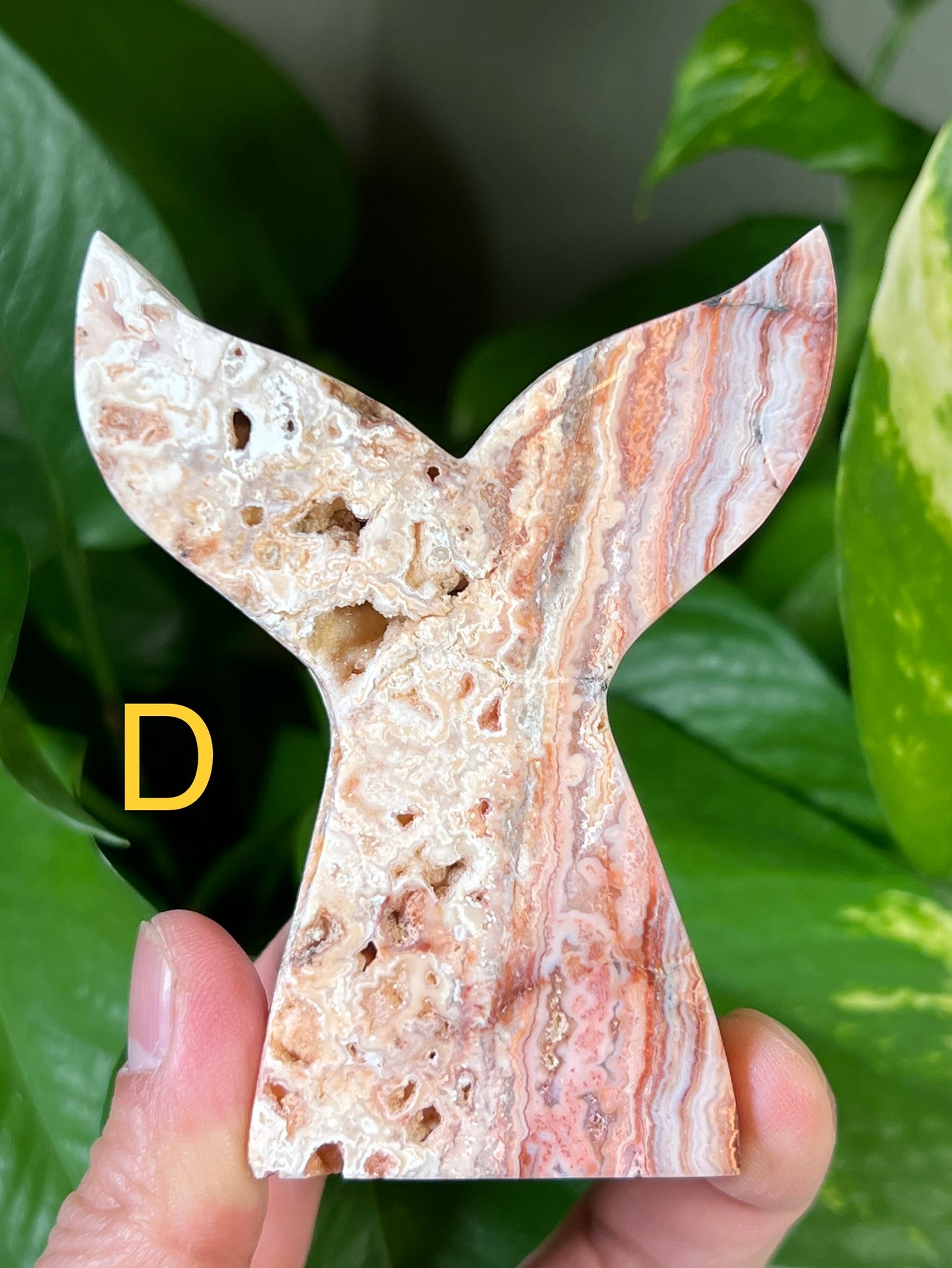 Super Druzy Crazy Lace Agate Mermaid Tails