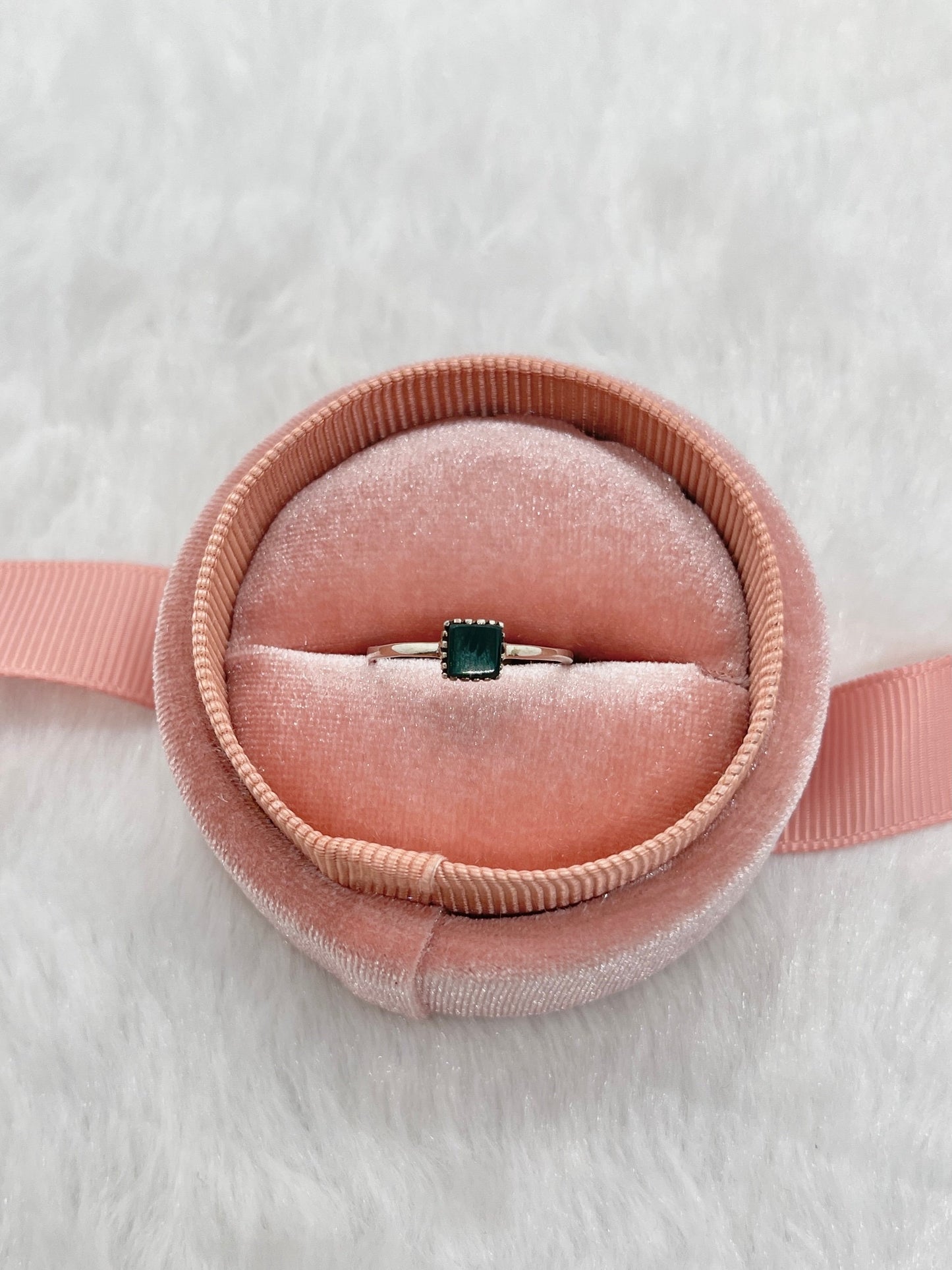 Green Agate Ring