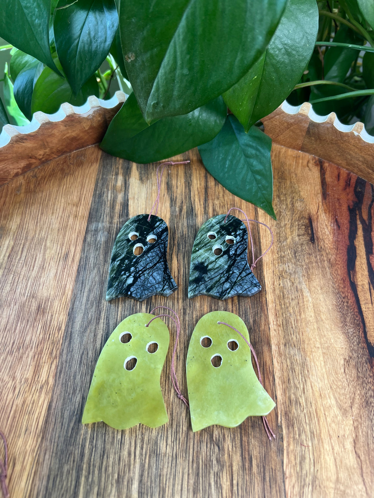 Idocrase Ghost Ornaments
