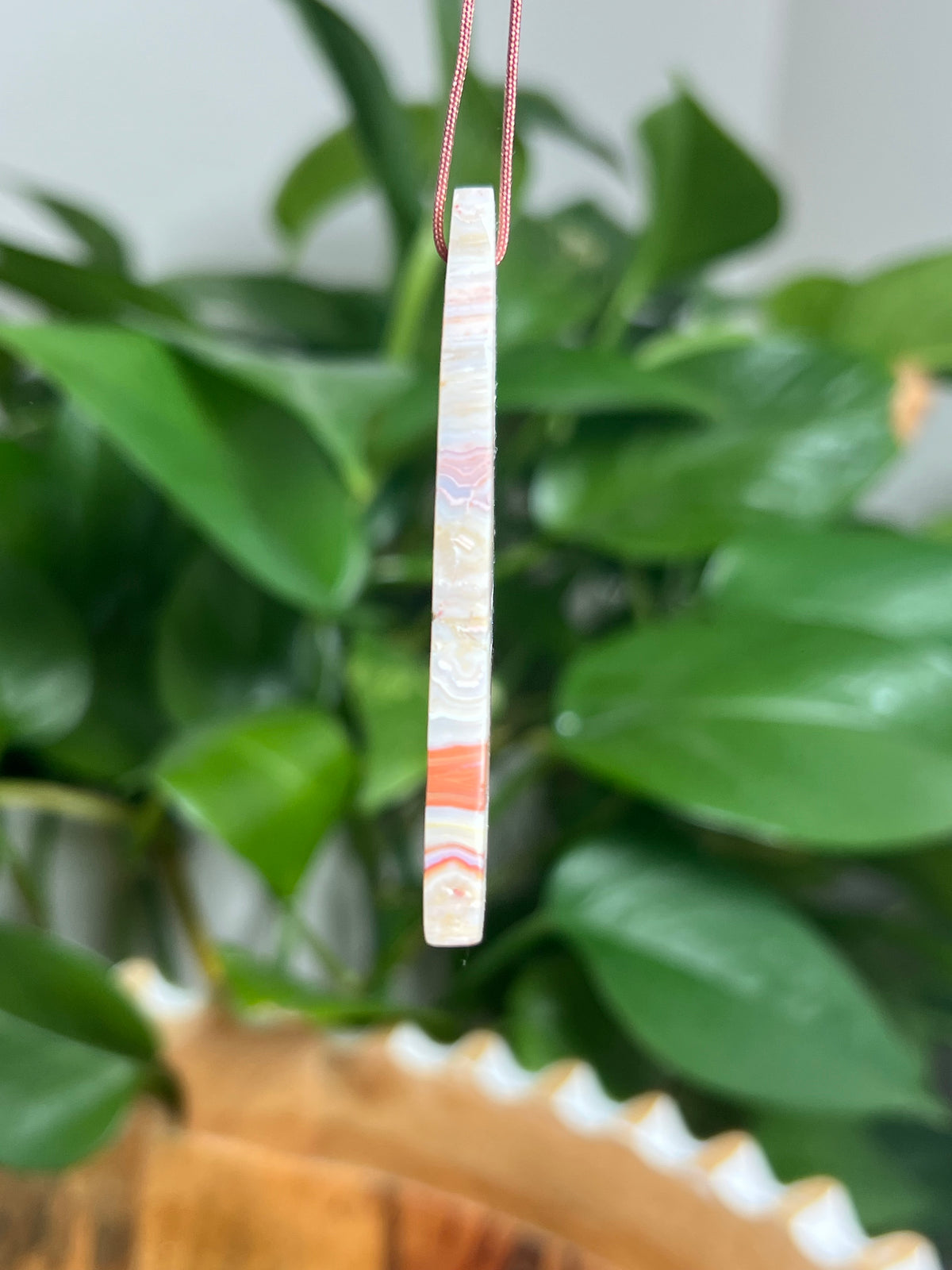 Crazy Lace Agate Ornament Bell: BL