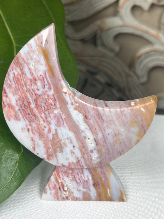 Milky Jasper Moon