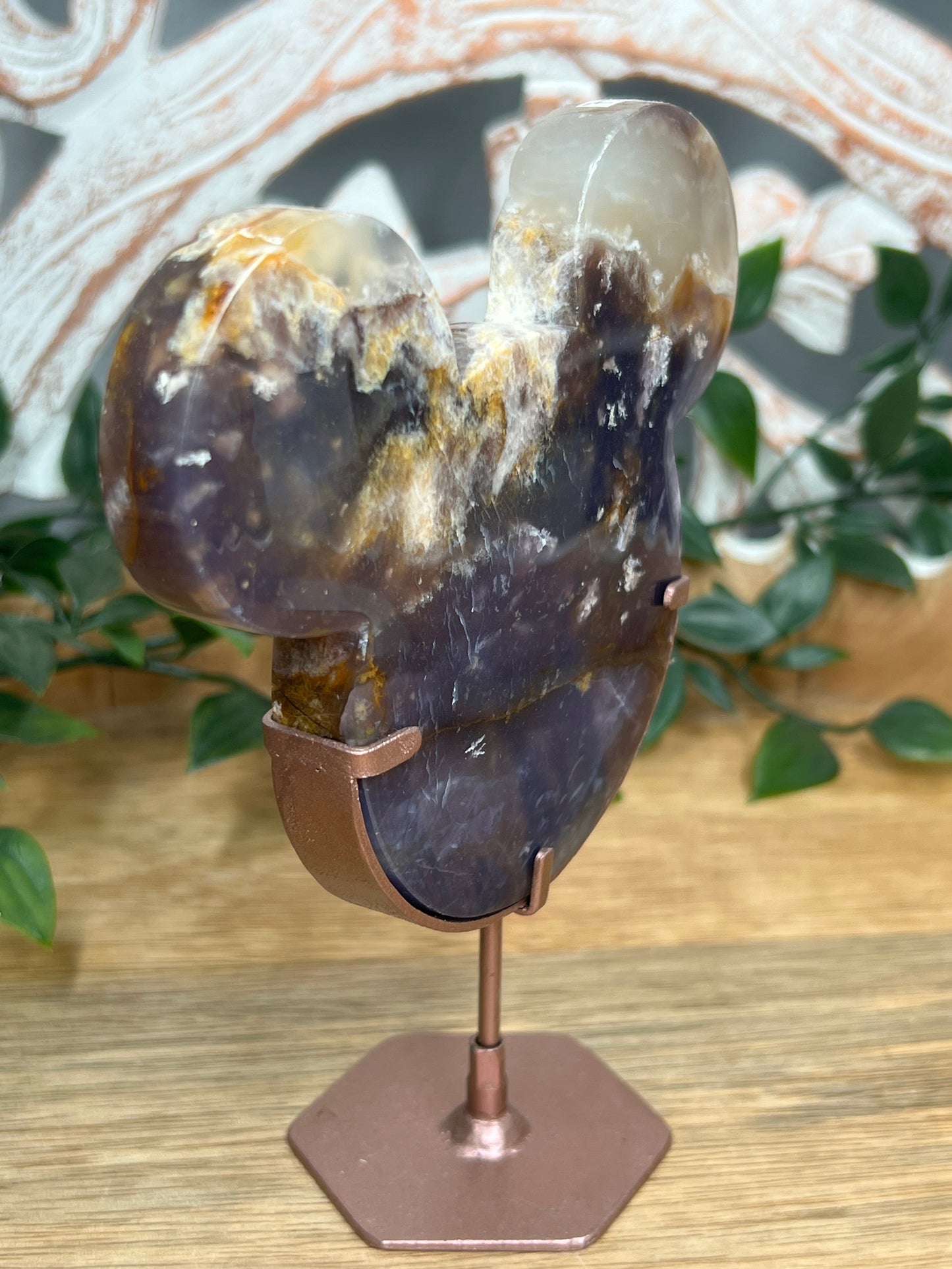 Purple Chalcedony Head